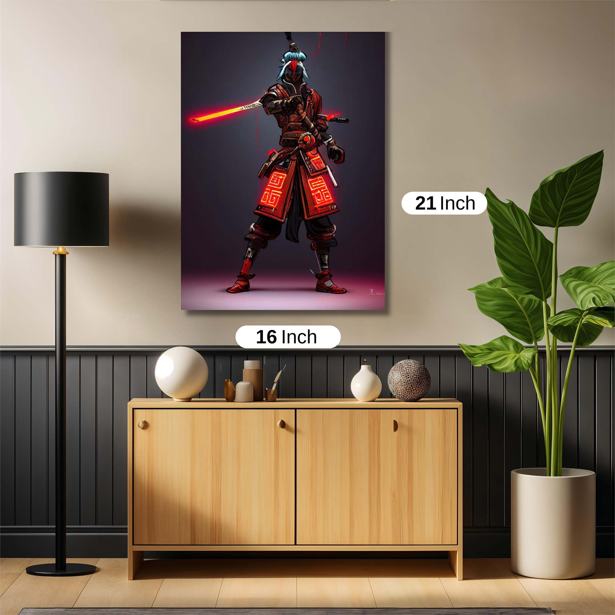 Samurai Fury Safe Wall Magnetic / M