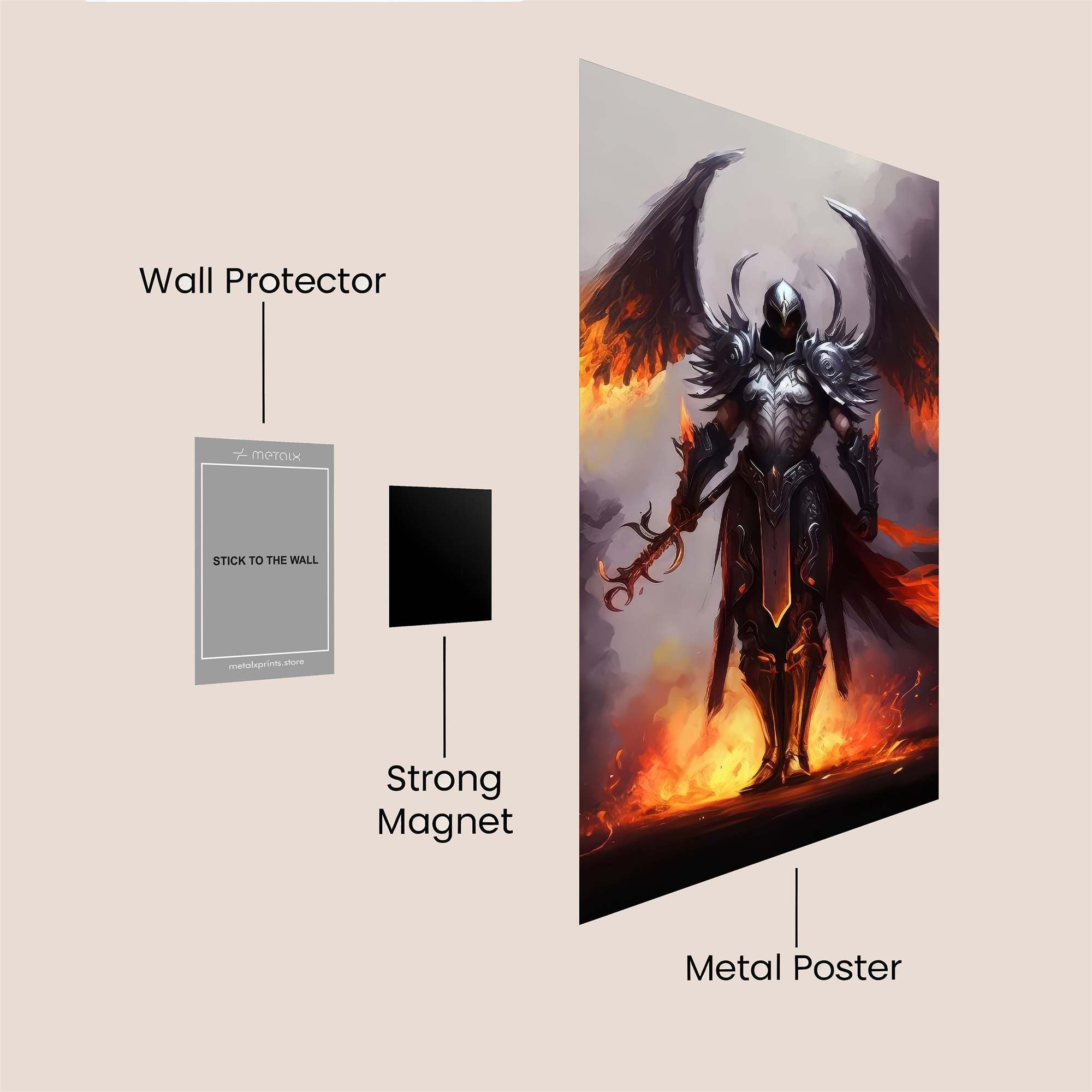 Angel Inferno Safe Wall Magnetic / M
