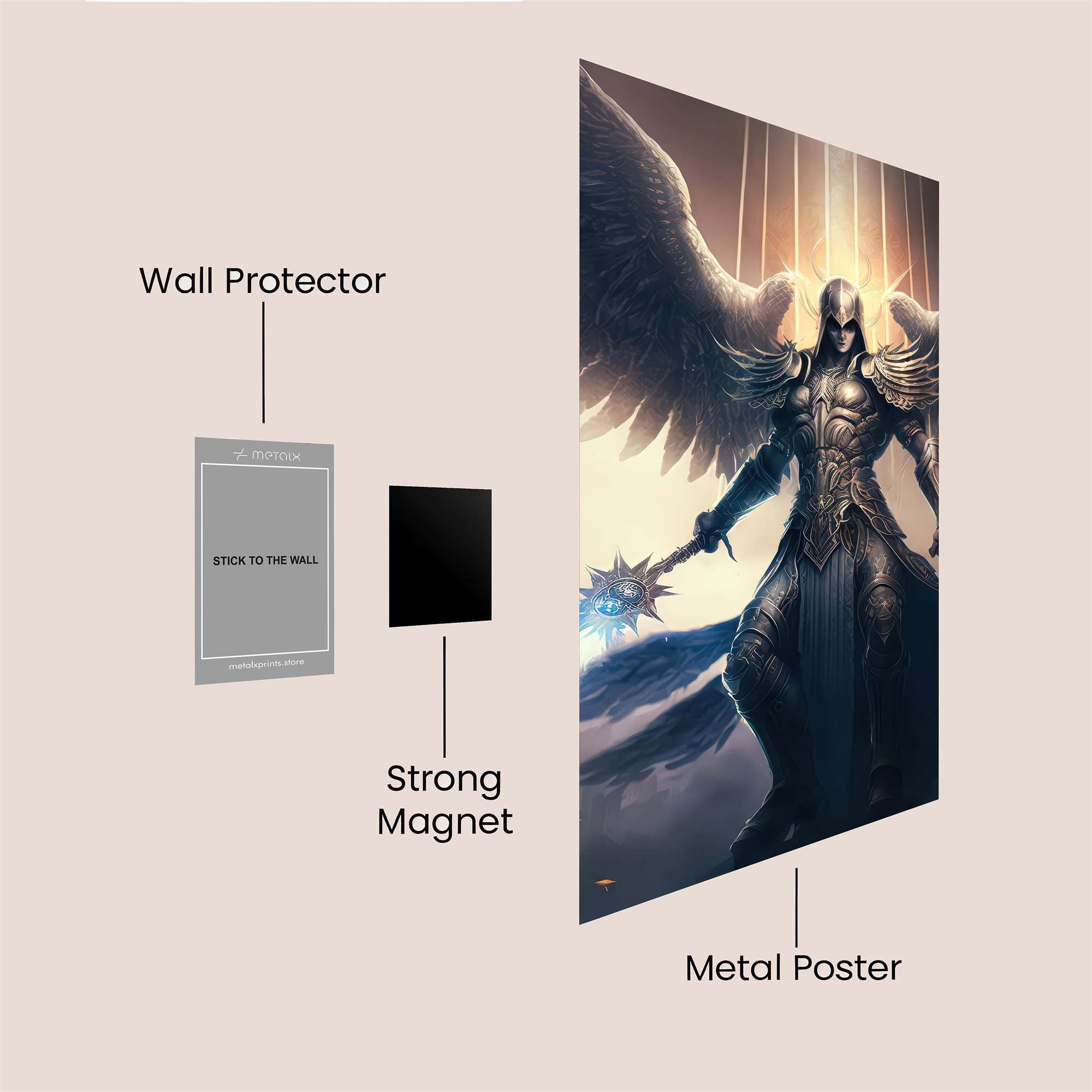 Archangel Radiant Safe Wall Magnetic / M