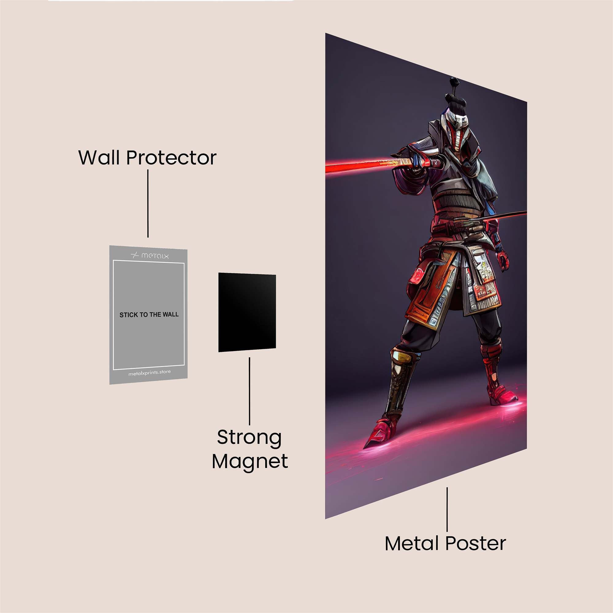 Samurai Radiance Safe Wall Magnetic / M