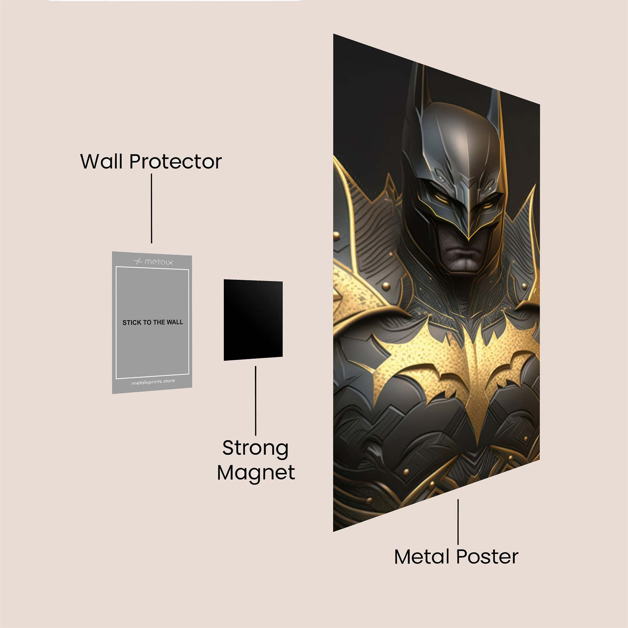 Batman Regal Safe Wall Magnetic / M