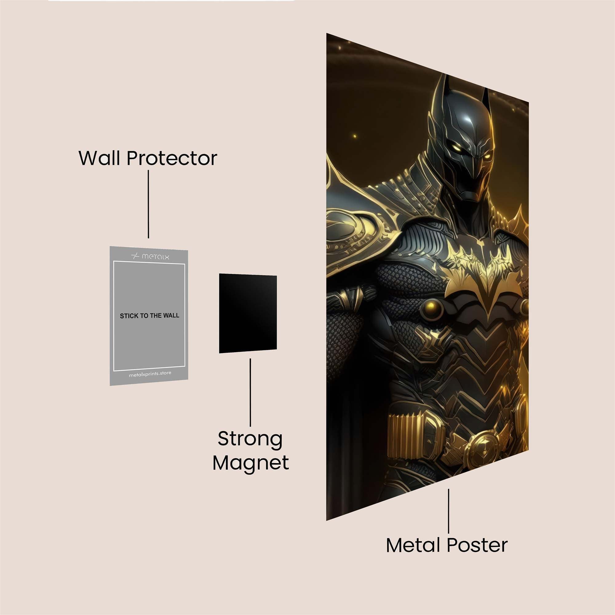 Batman Regal Safe Wall Magnetic / M