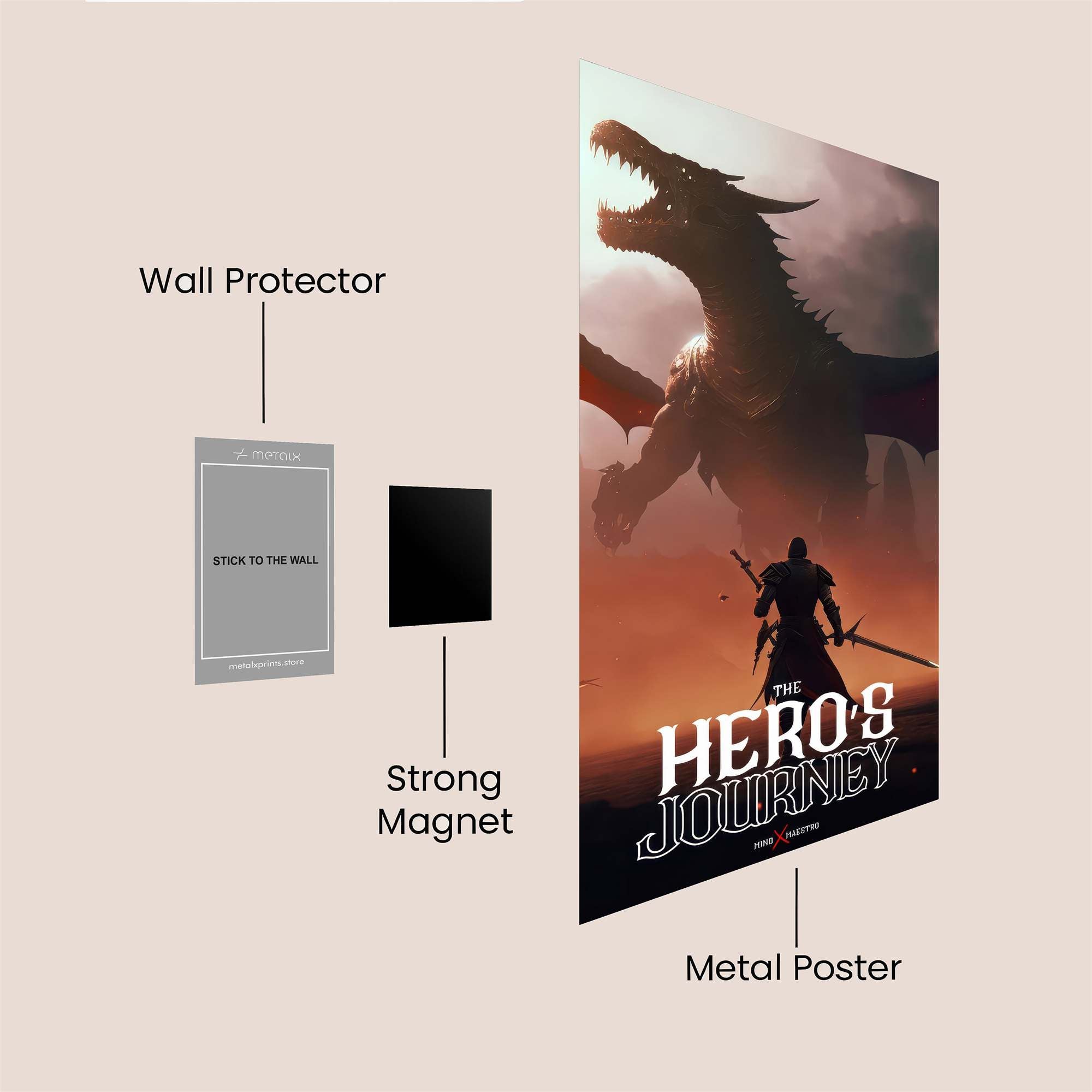 Anubis Ascendant Safe Wall Magnetic / M