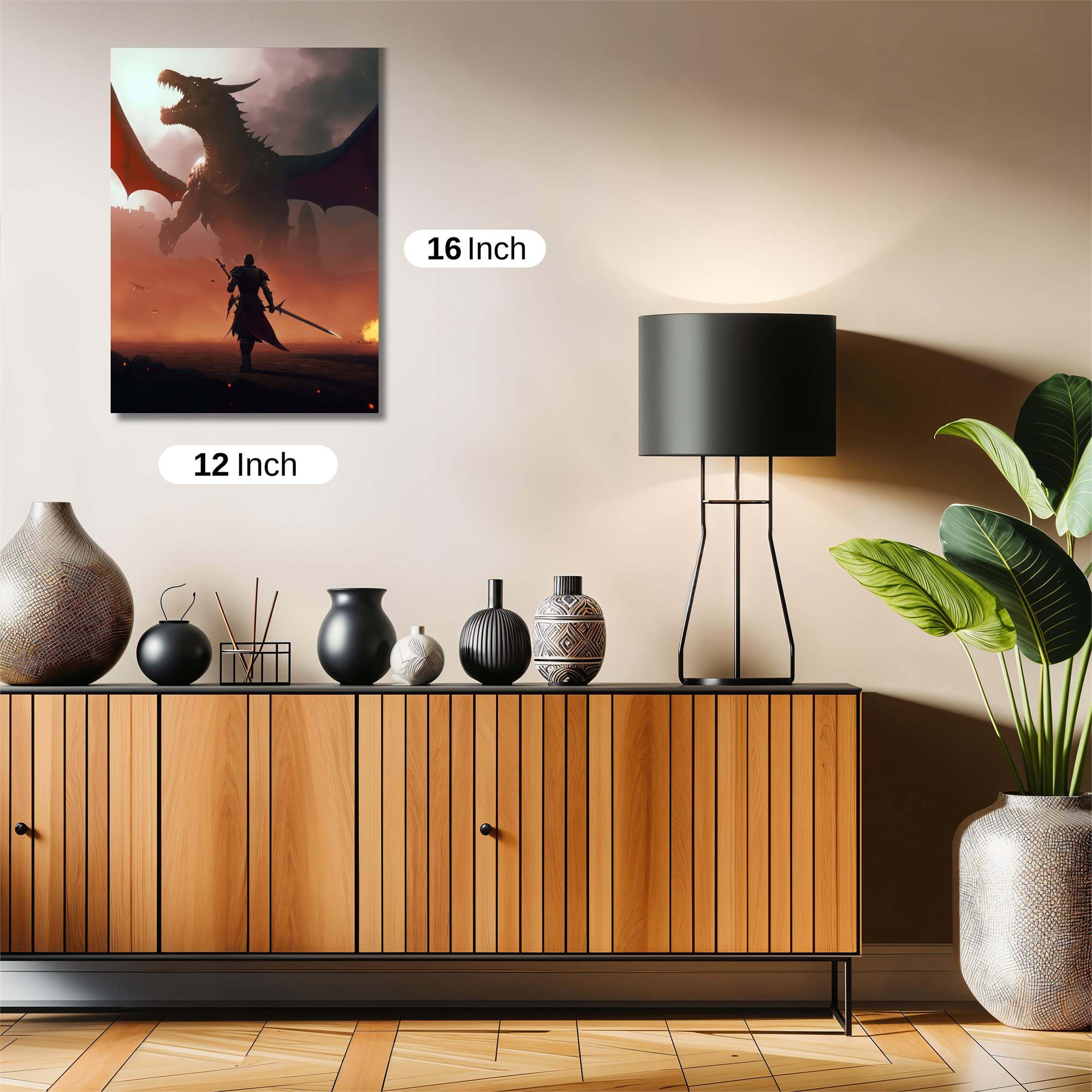 Dragon Menace Safe Wall Magnetic / M