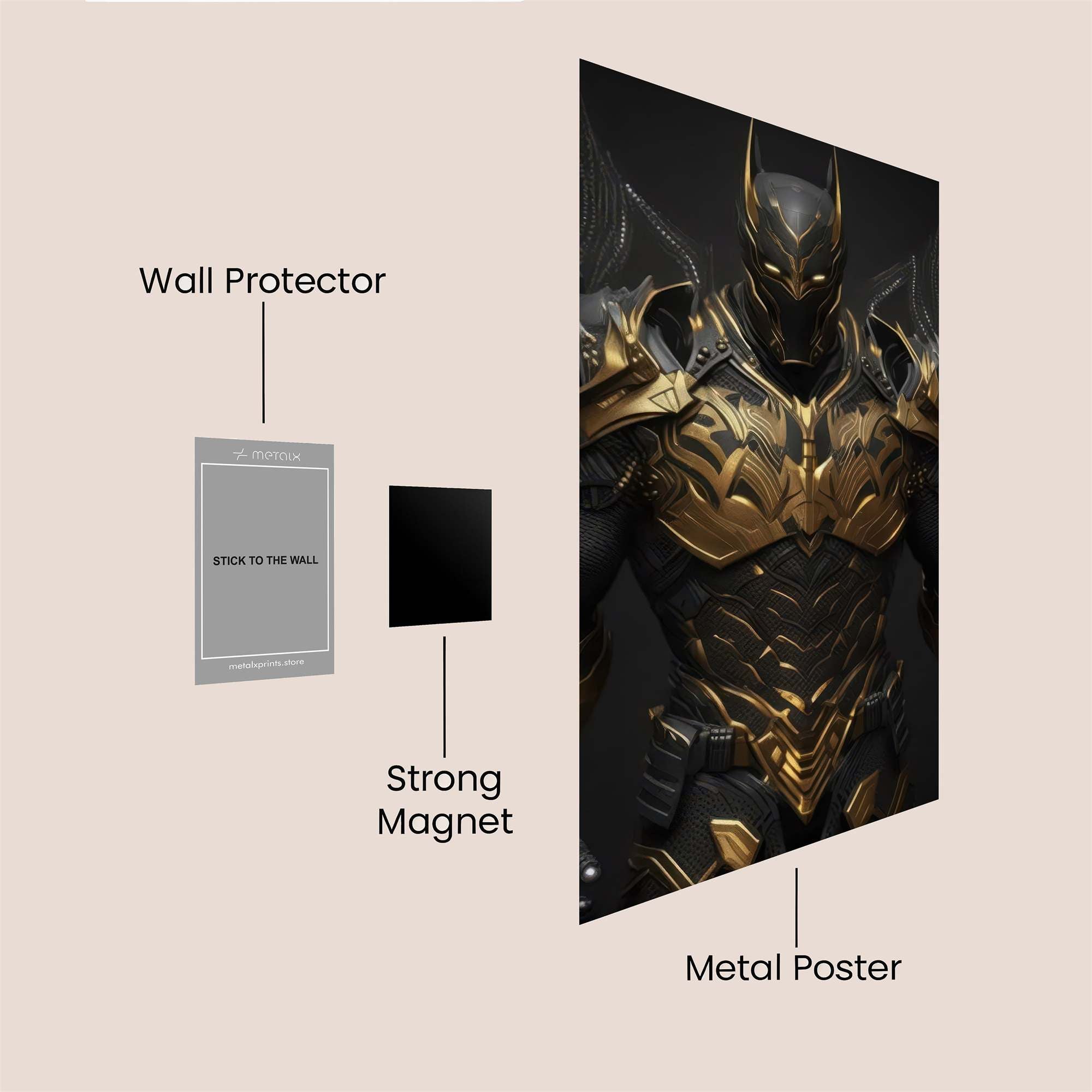 Batman Regal Safe Wall Magnetic / M
