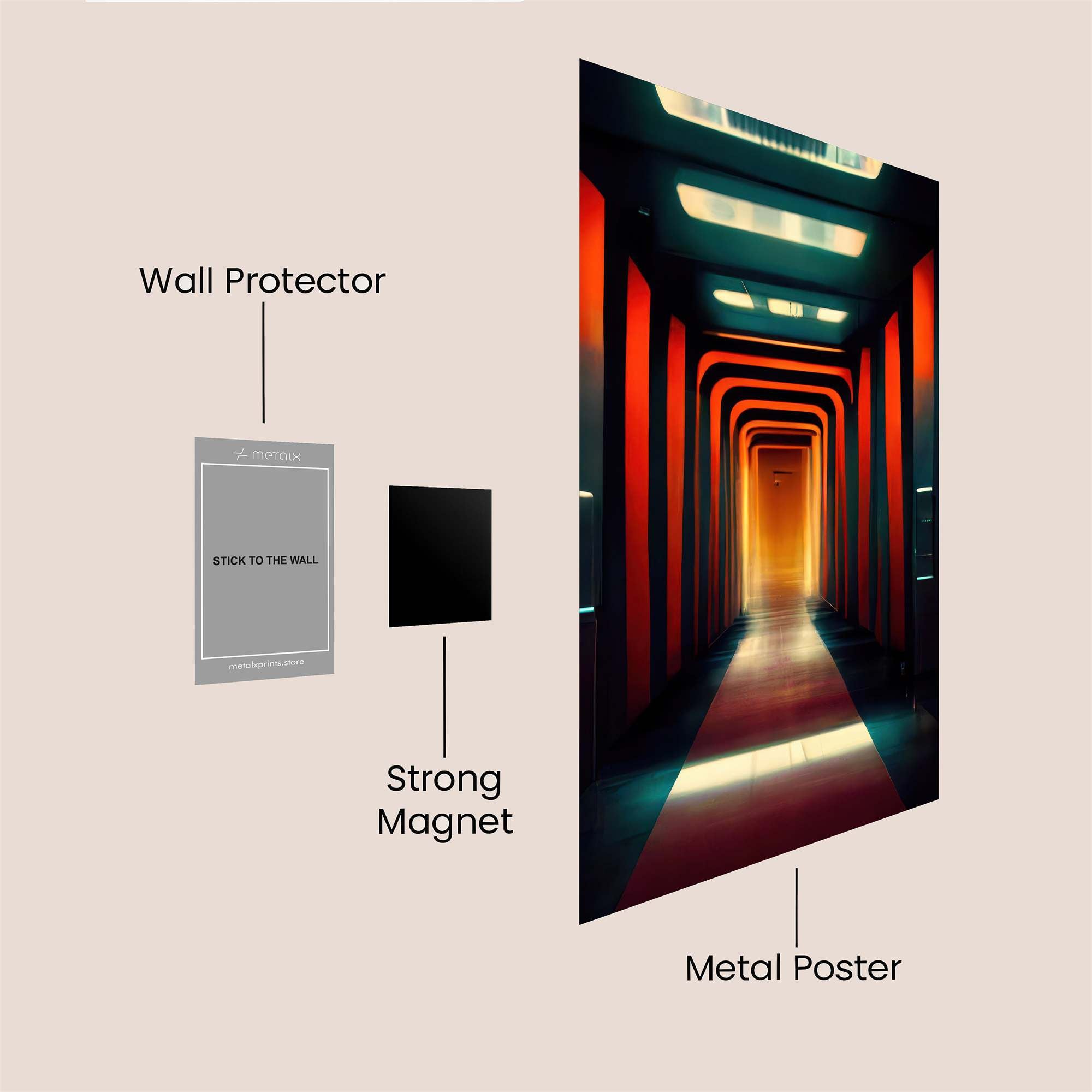 Corridor Mystery Safe Wall Magnetic / M