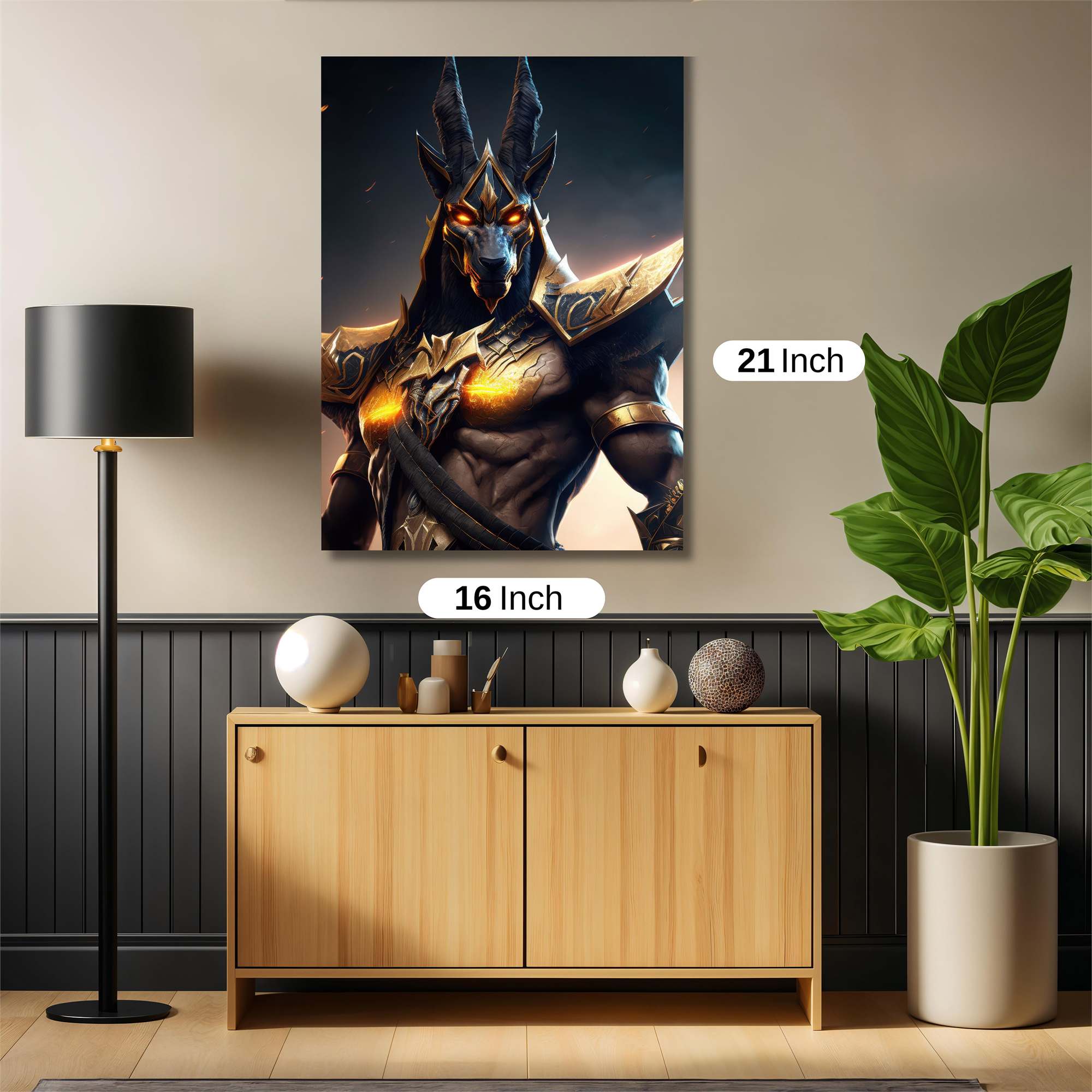 Anubis Enraged Safe Wall Magnetic / M