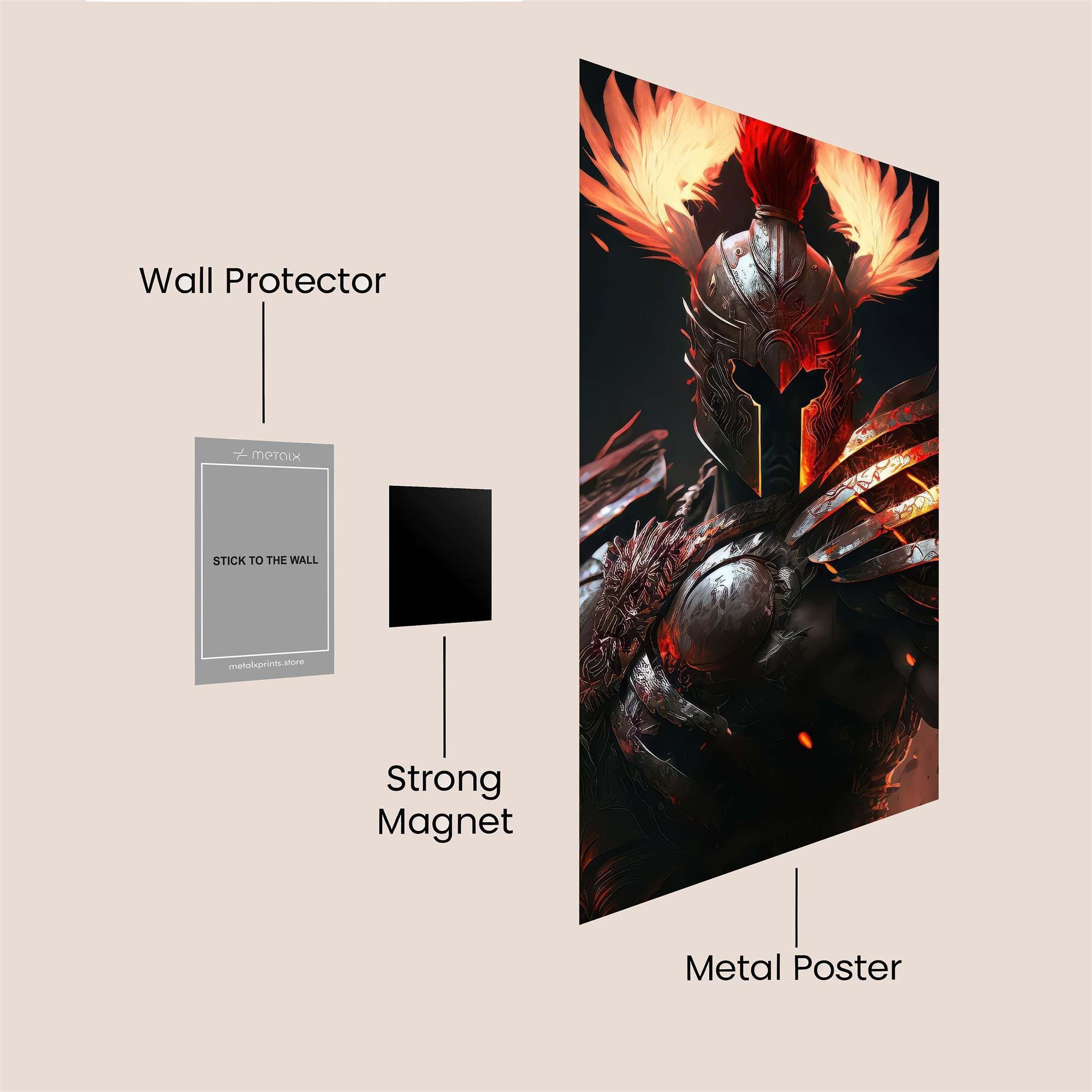 Ares Unleashed Safe Wall Magnetic / M