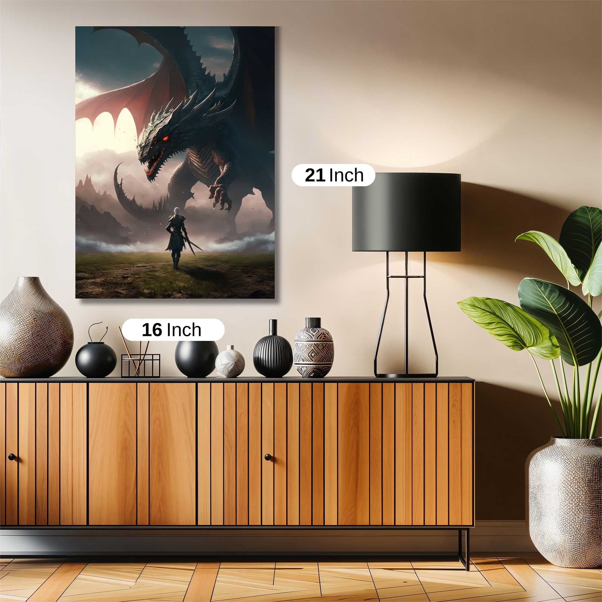 Dragon Menace Safe Wall Magnetic / M