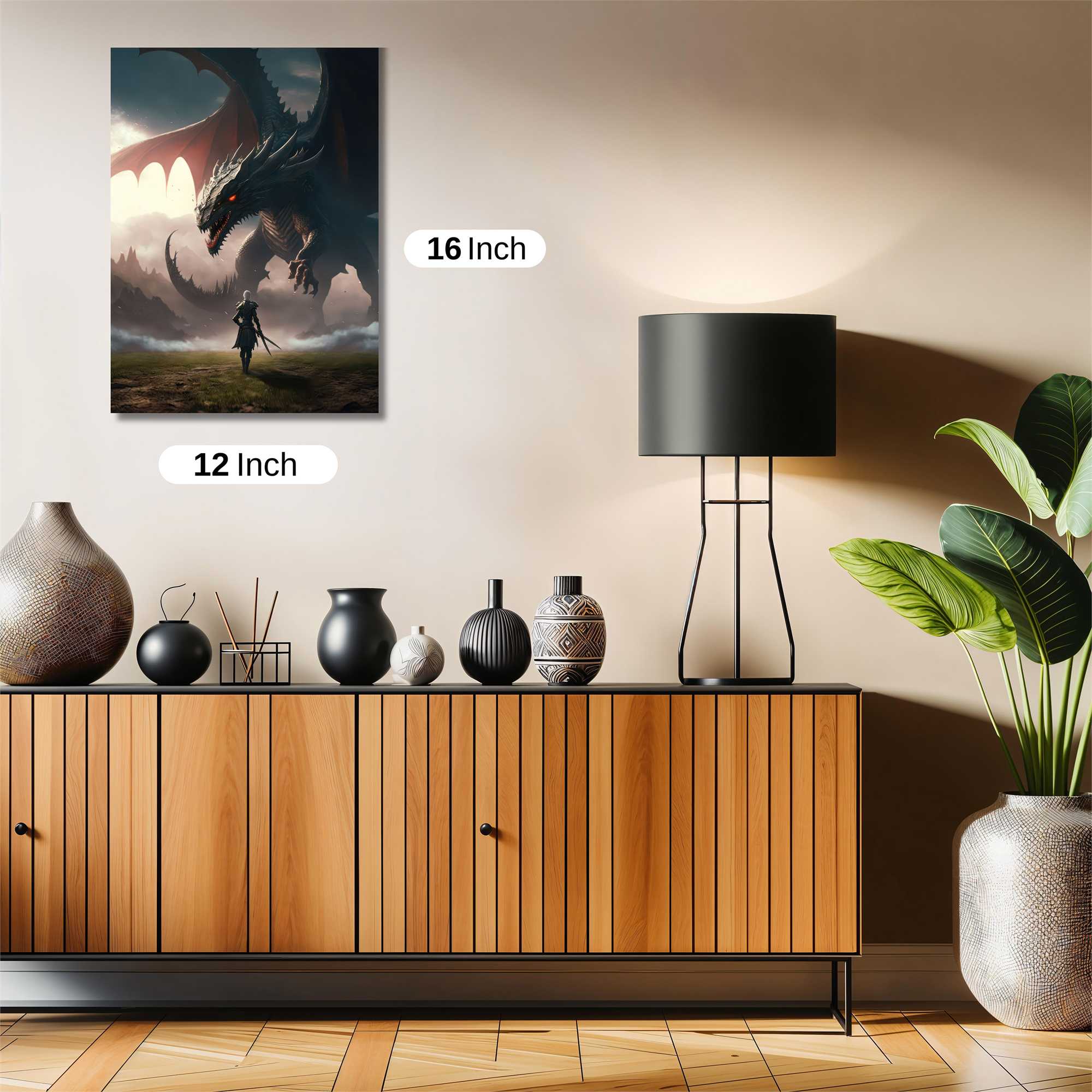 Dragon Menace Safe Wall Magnetic / M