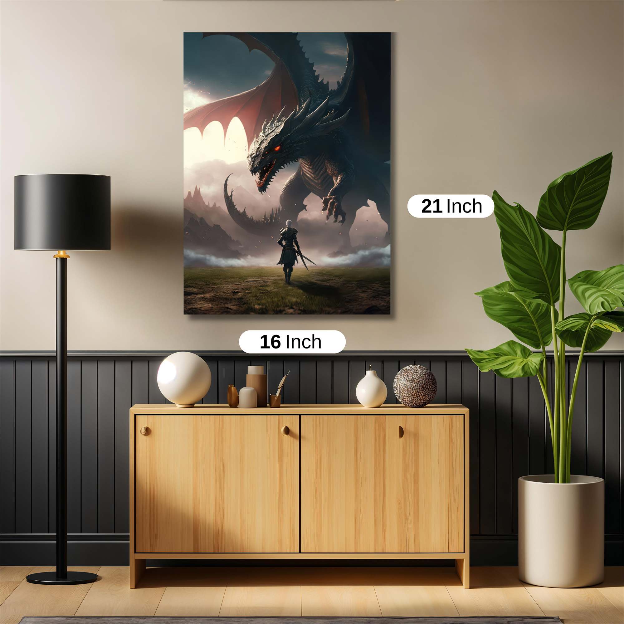 Dragon Menace Safe Wall Magnetic / M