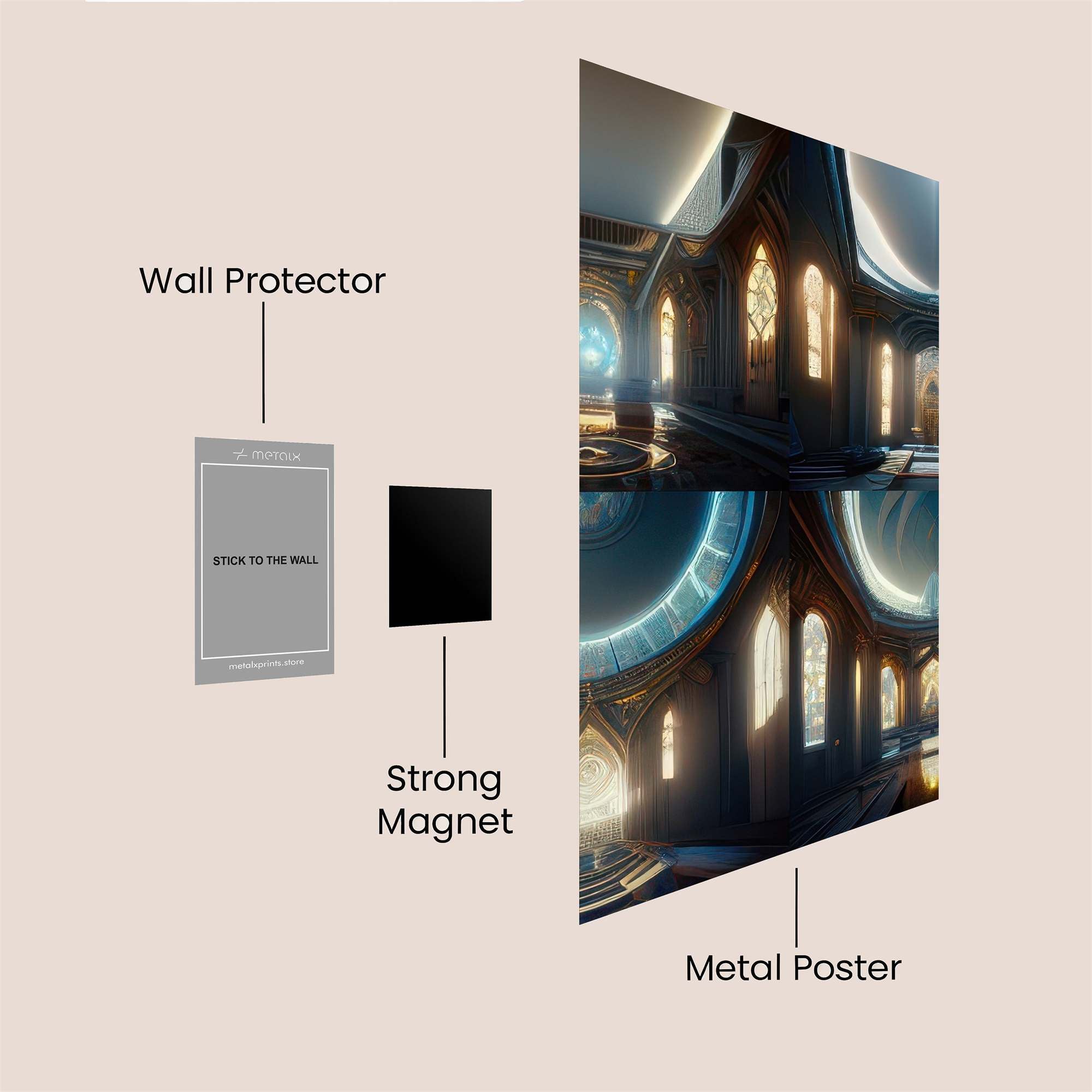 Celestial Sanctuary Safe Wall Magnetic / M