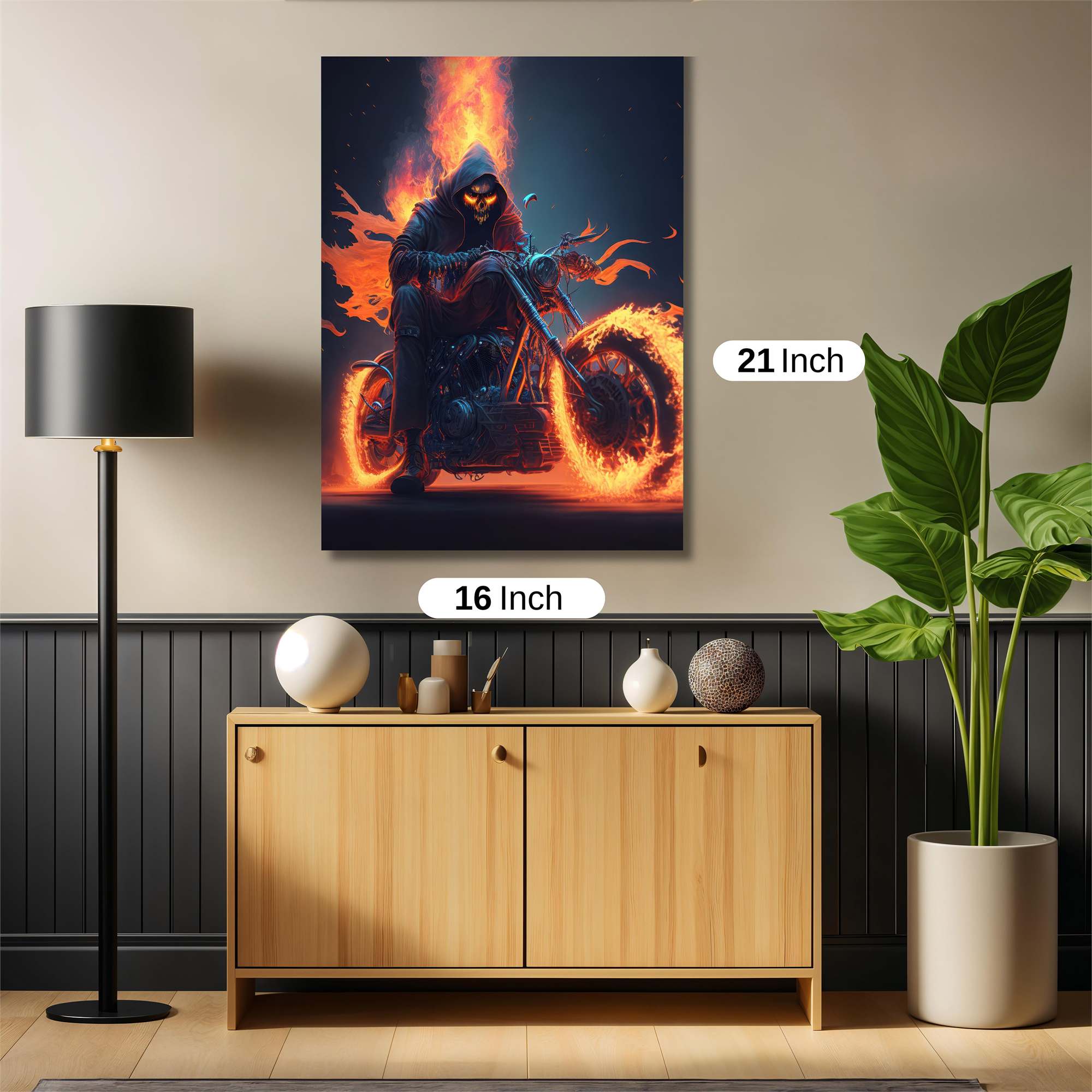 Ghost Rider - Inferno Safe Wall Magnetic / M