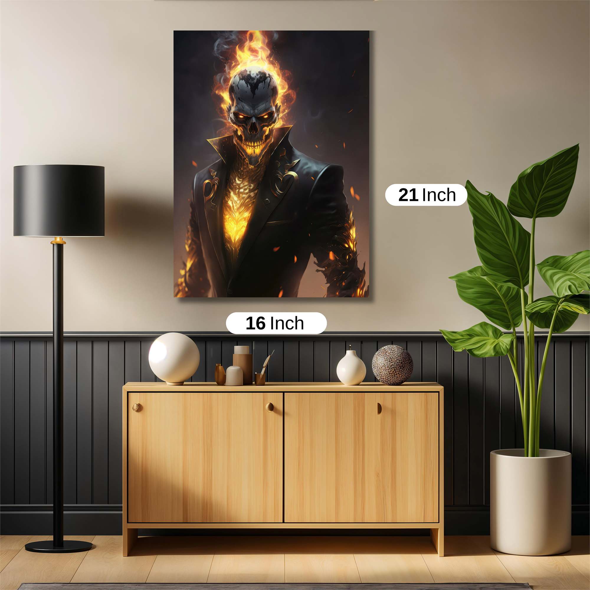 Ghost Rider - Inferno Safe Wall Magnetic / M