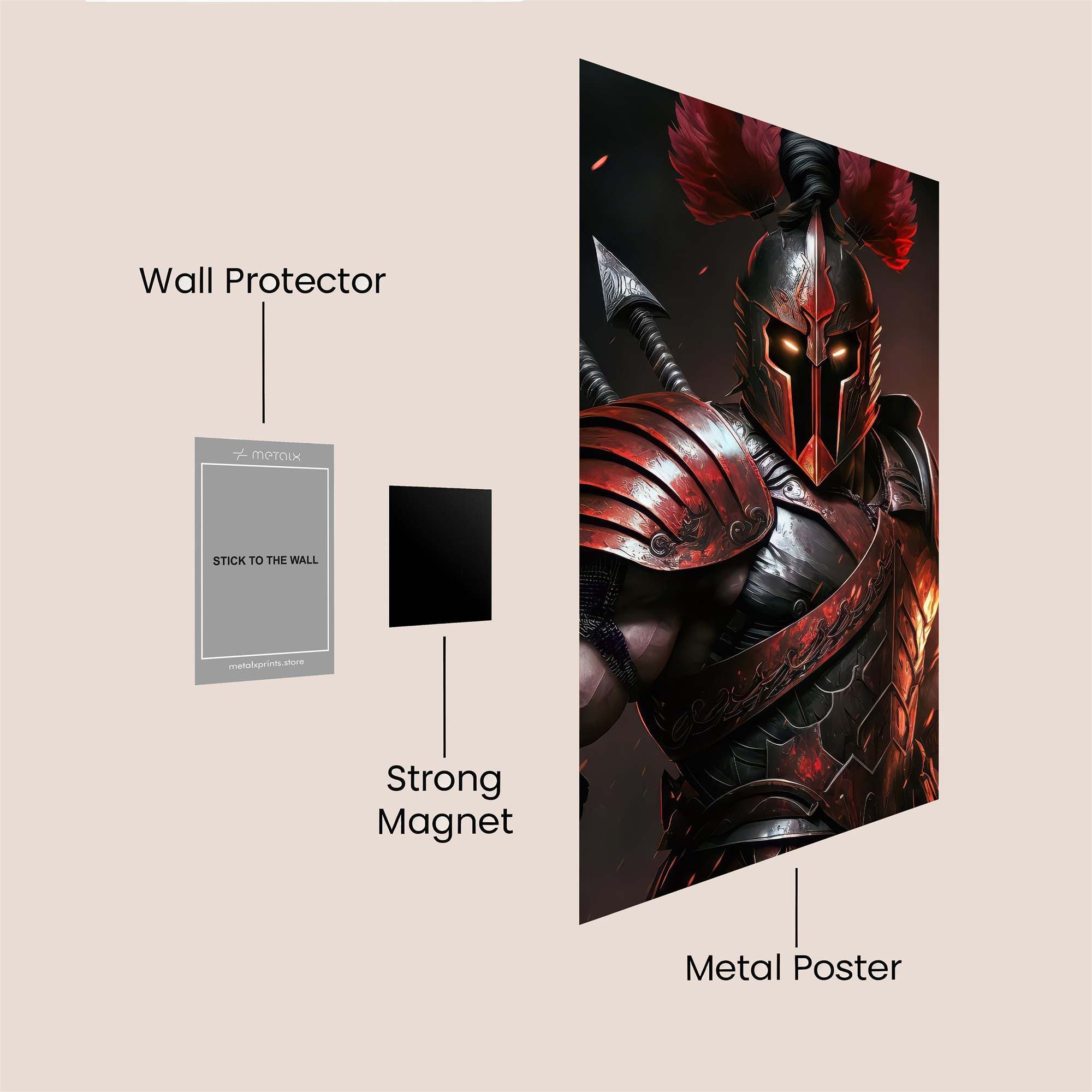 Ares Unleashed Safe Wall Magnetic / M