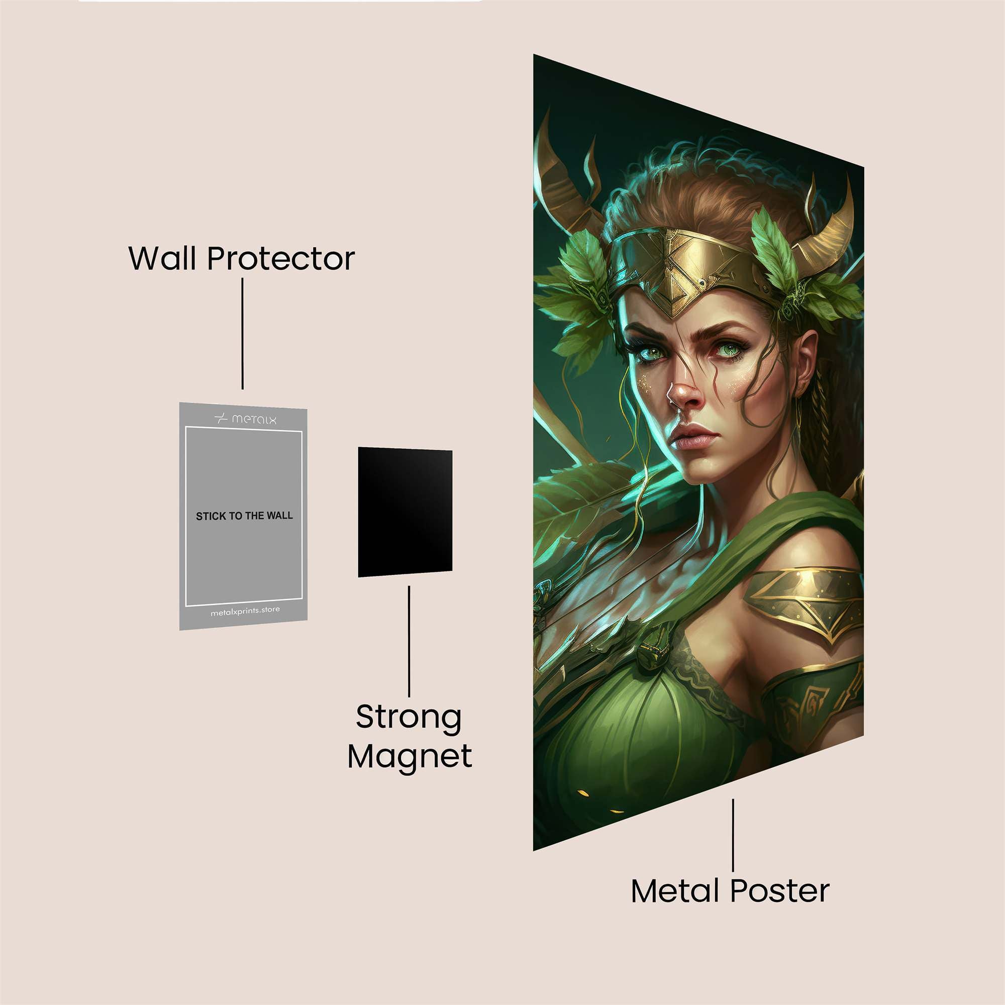 ForestWarrior Safe Wall Magnetic / M