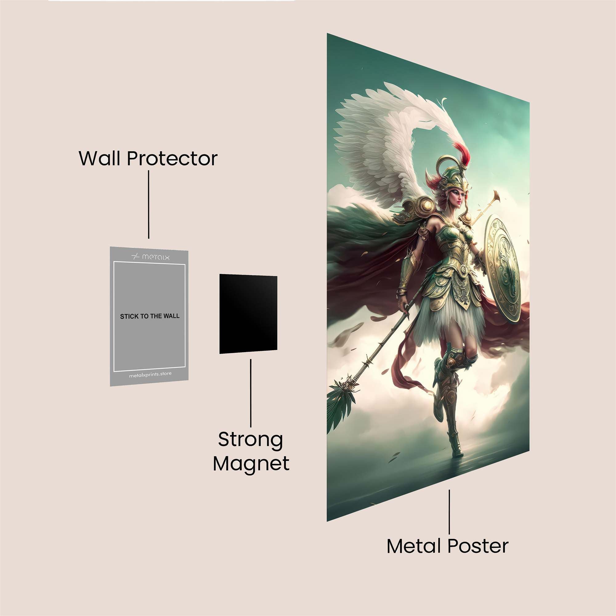 Athena Ascendant Safe Wall Magnetic / M