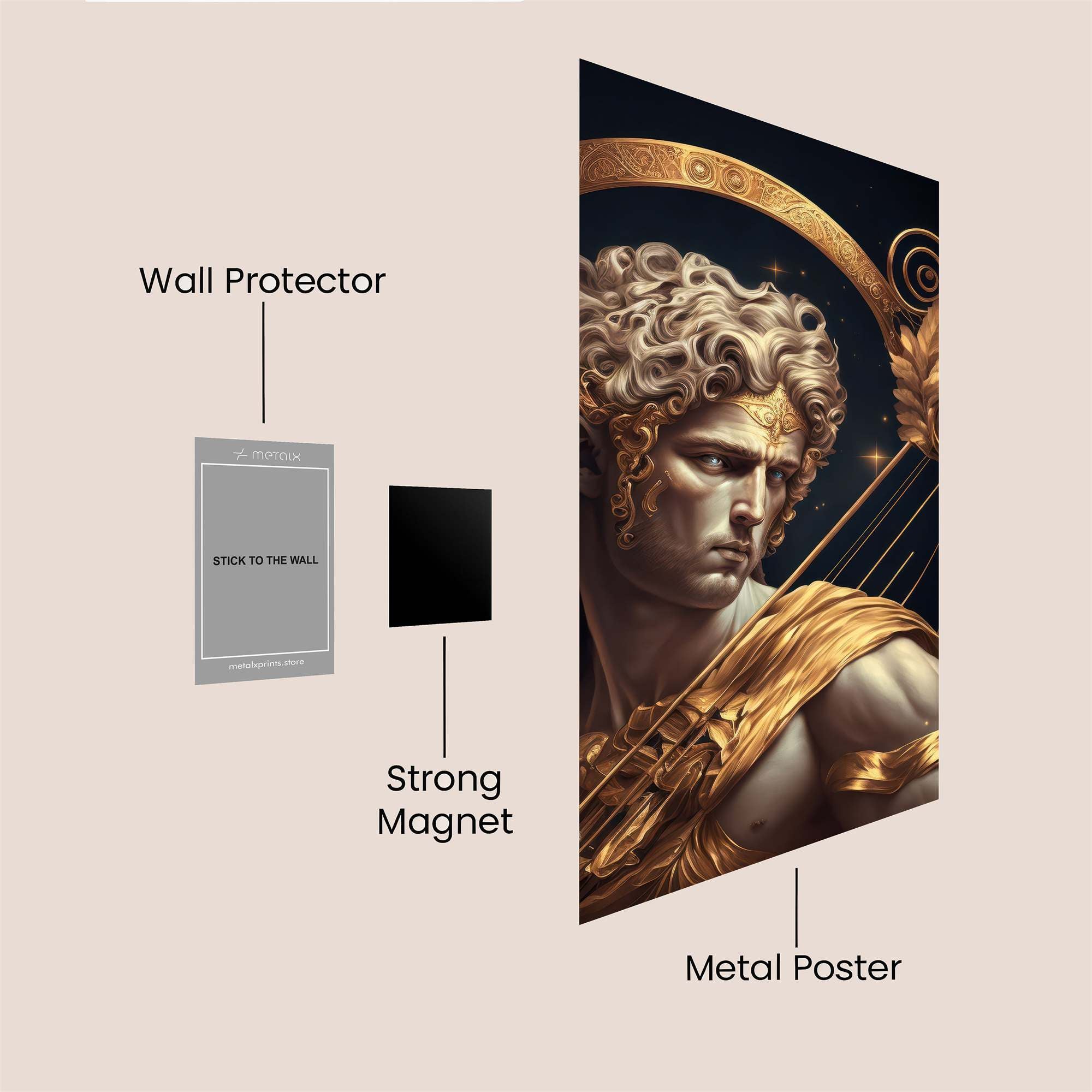 Apollo Serene Safe Wall Magnetic / M