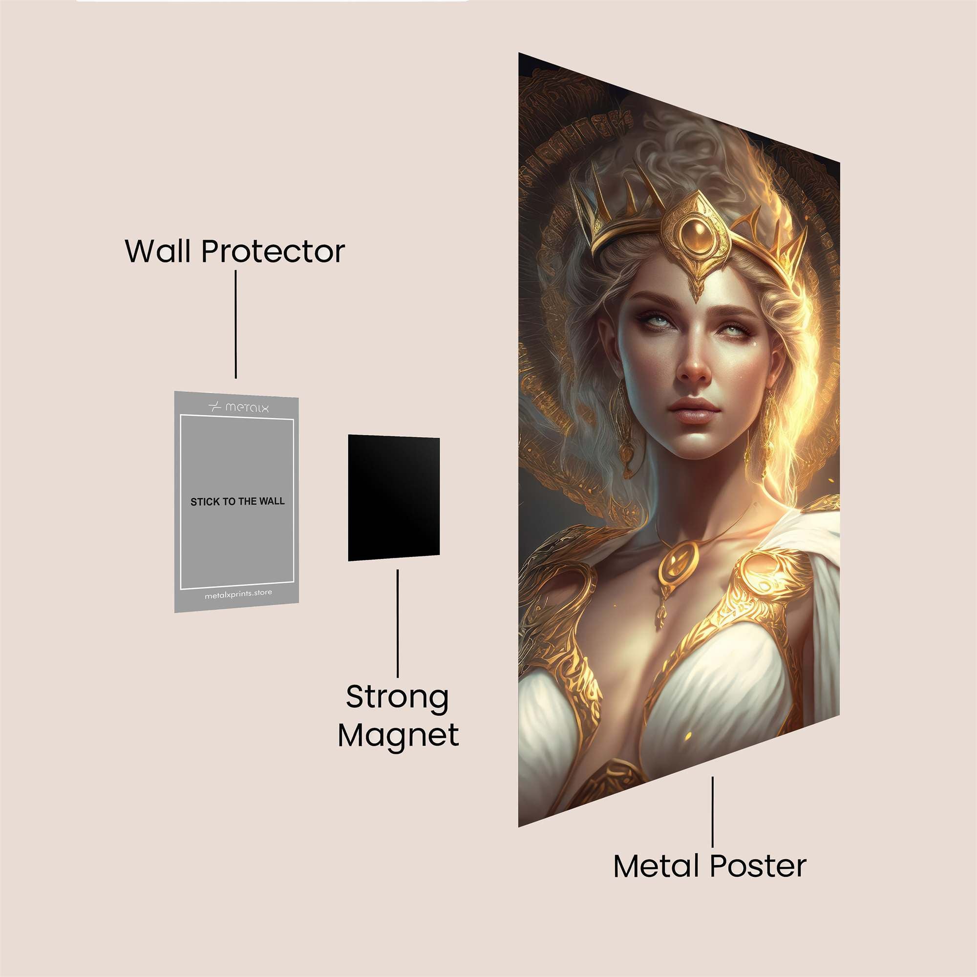 Athena Radiant Safe Wall Magnetic / M