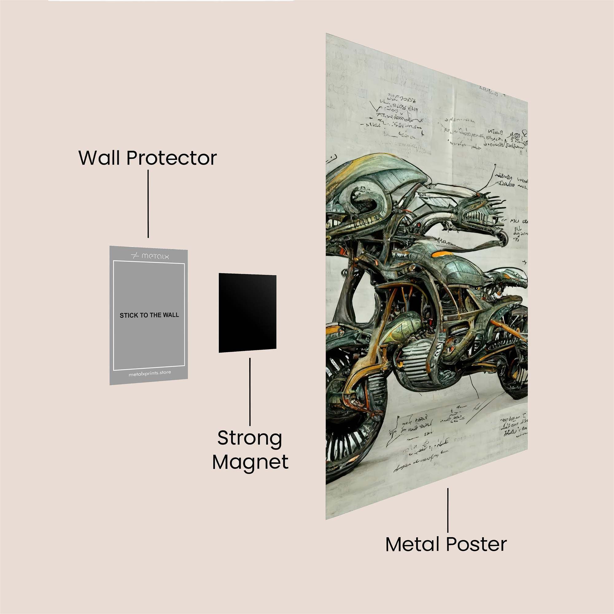 Cyber Beast Safe Wall Magnetic / M