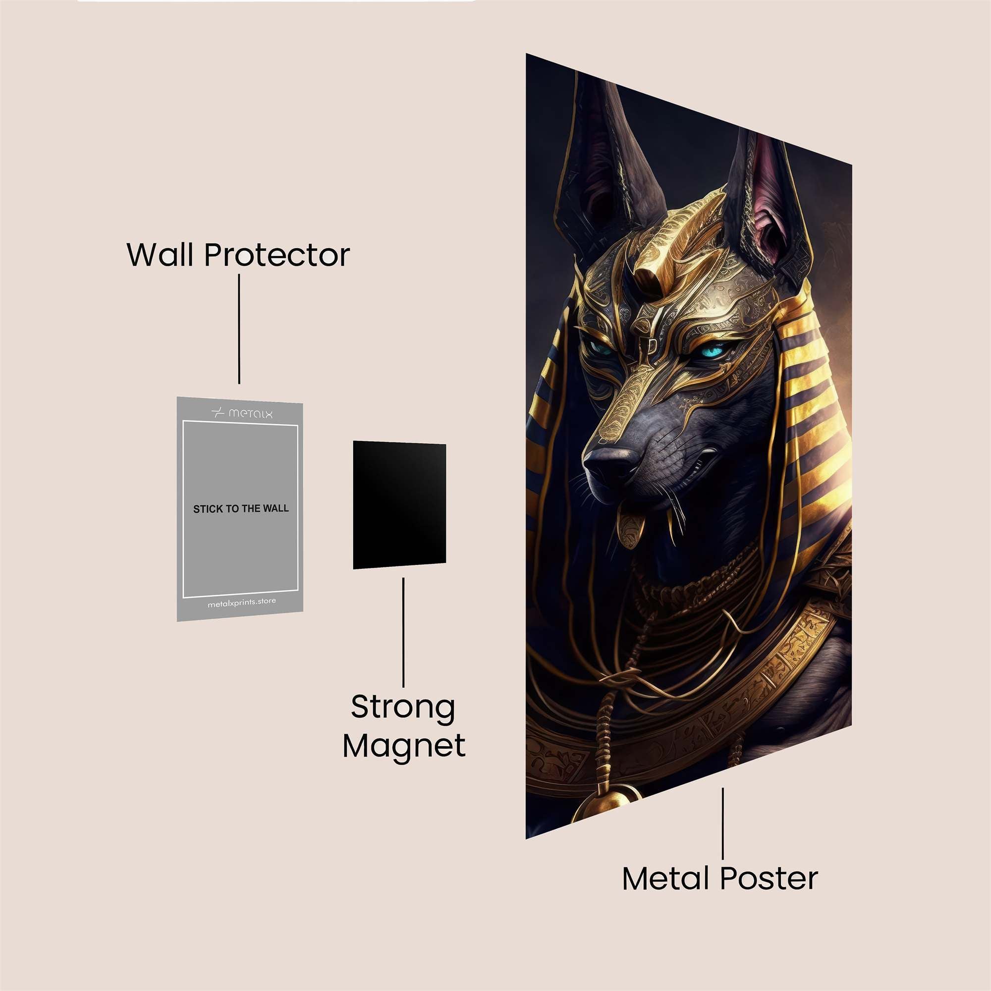 Anubis Majestic Safe Wall Magnetic / M