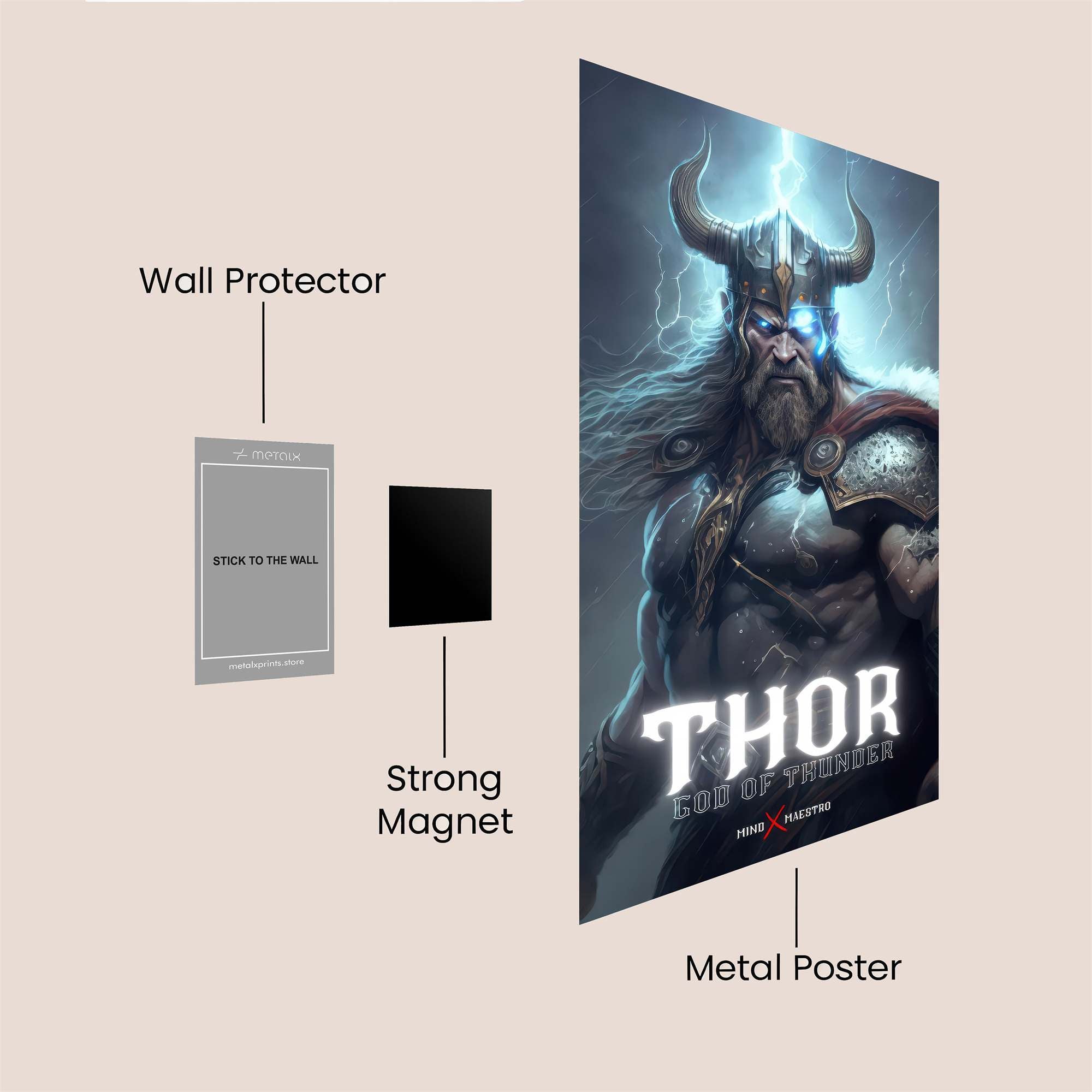 Hulk Rageful Safe Wall Magnetic / M