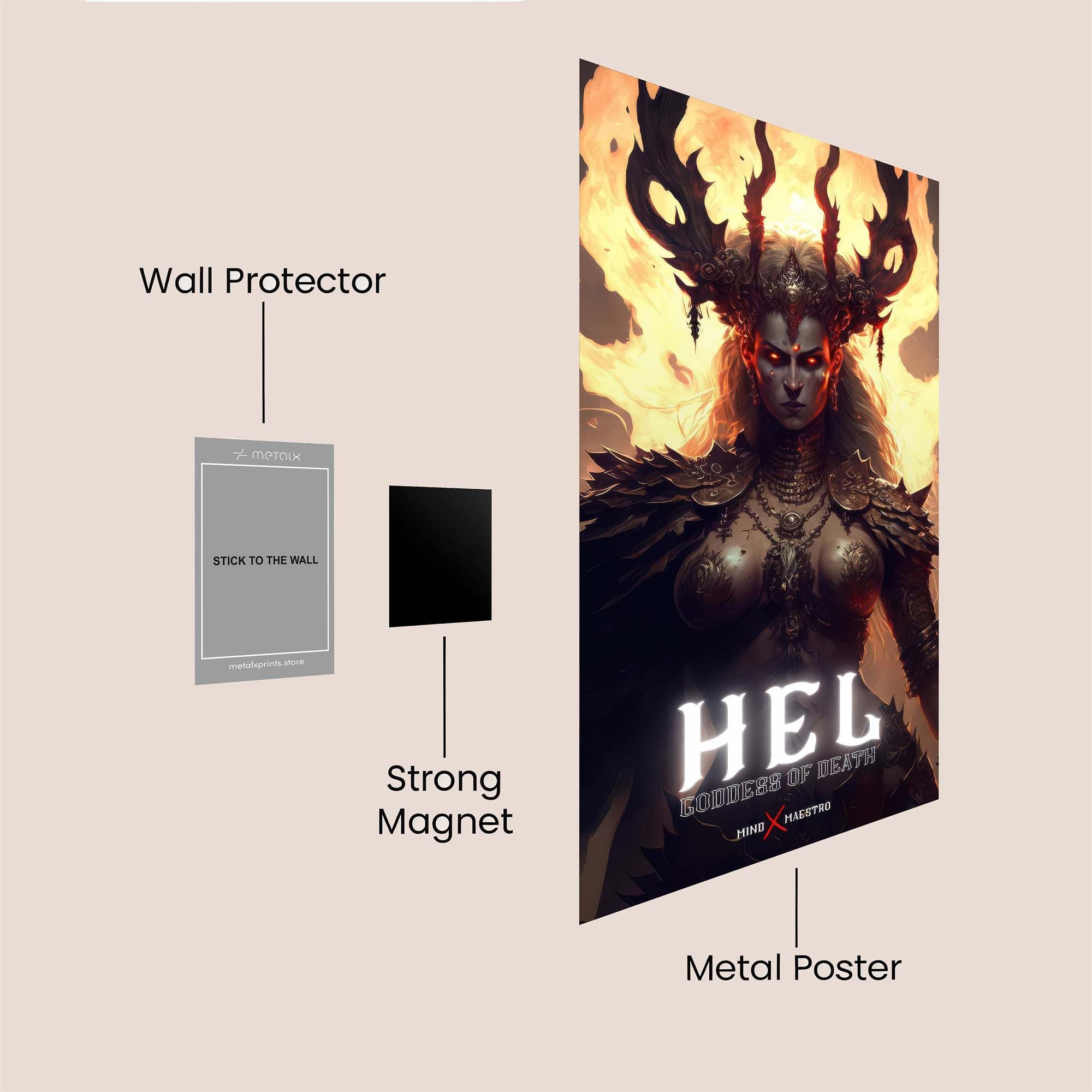 Gandalf Tempestuous Safe Wall Magnetic / M