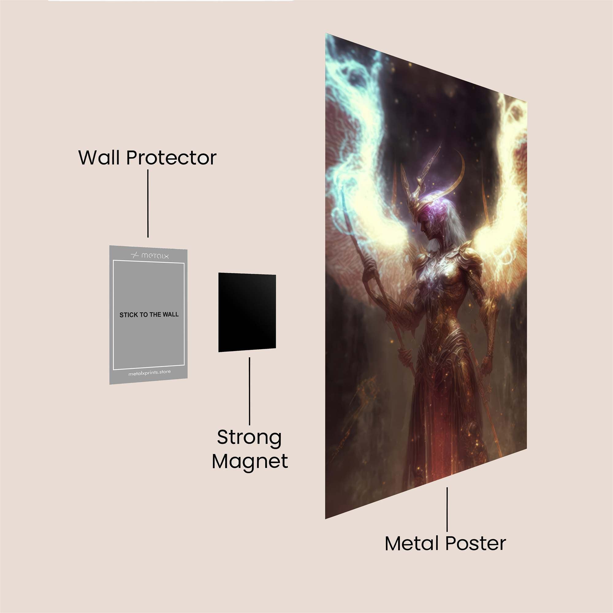 Arcane Majesty Safe Wall Magnetic / M