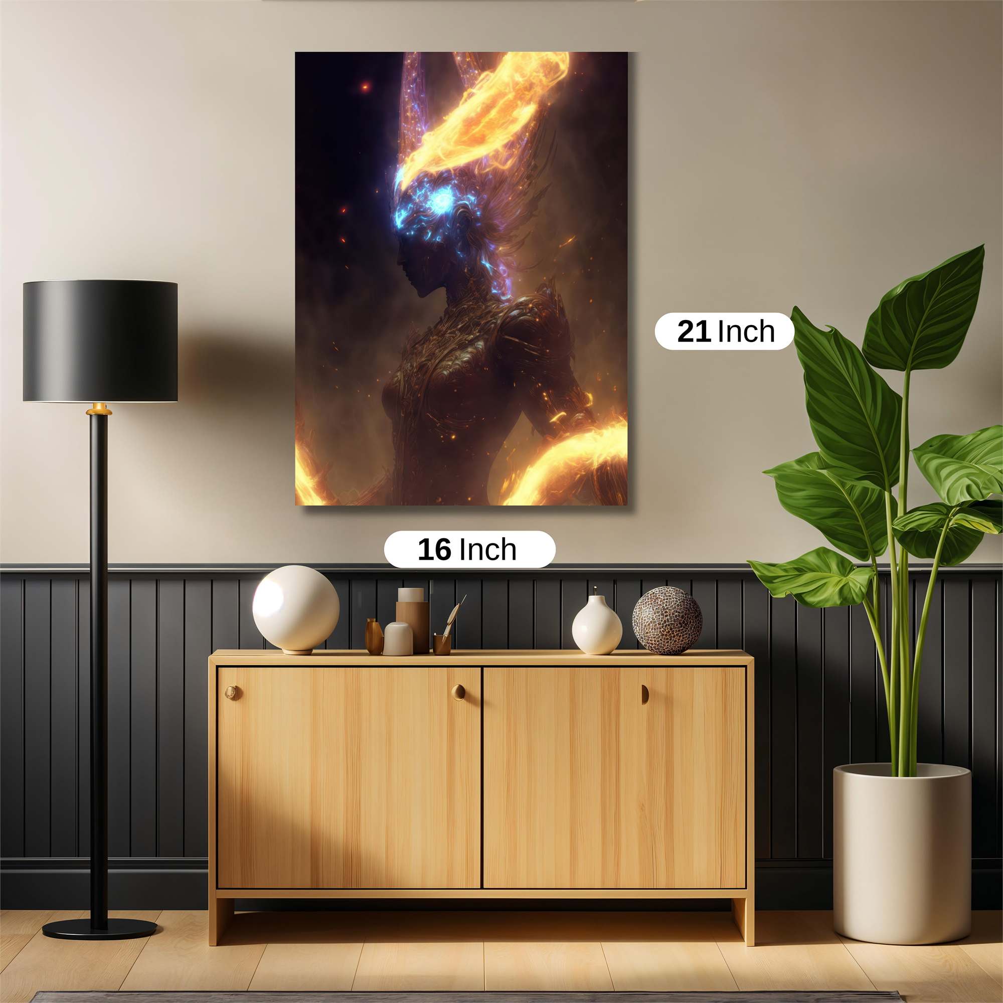 Cosmic Blaze Safe Wall Magnetic / M