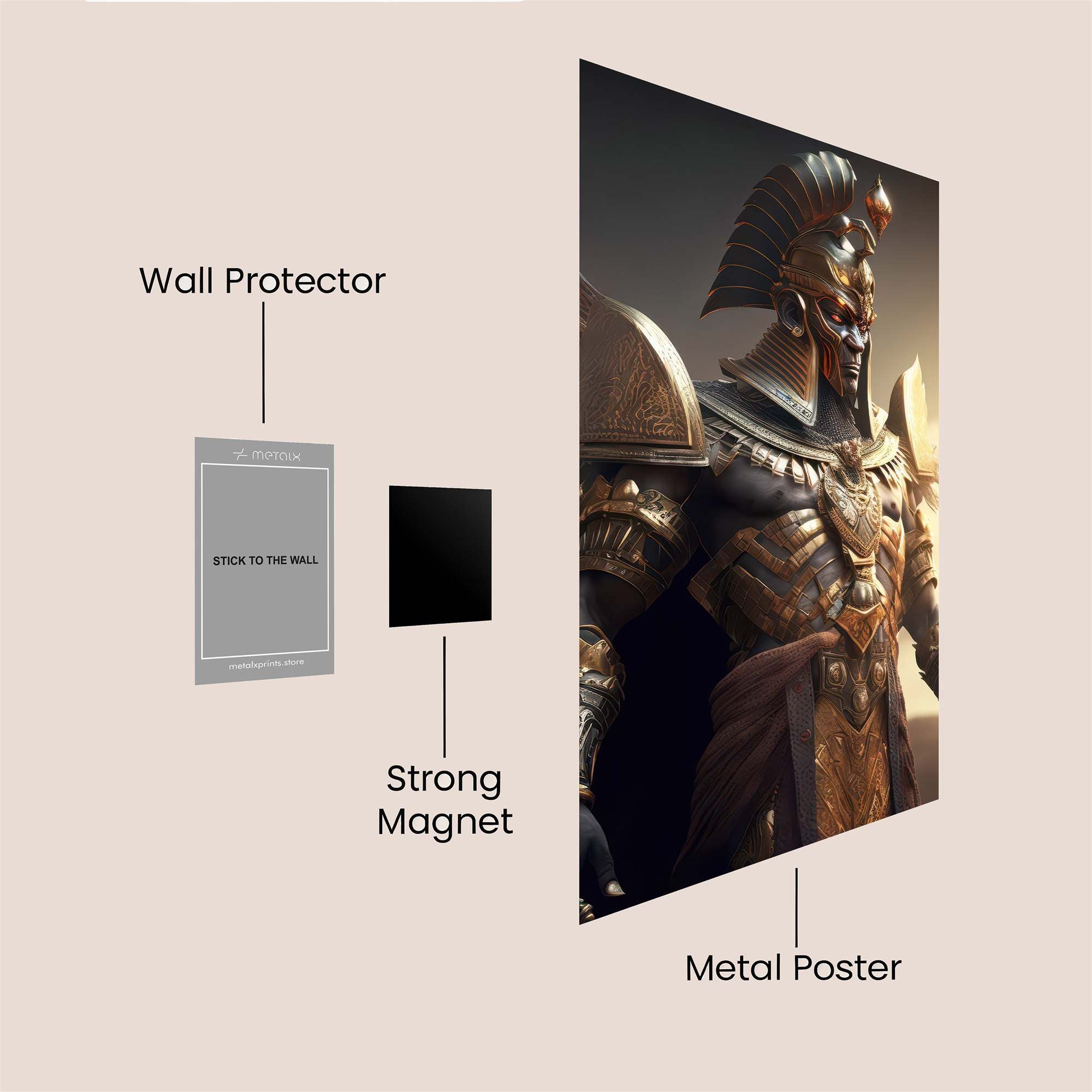 Anubis Ascendant Safe Wall Magnetic / M