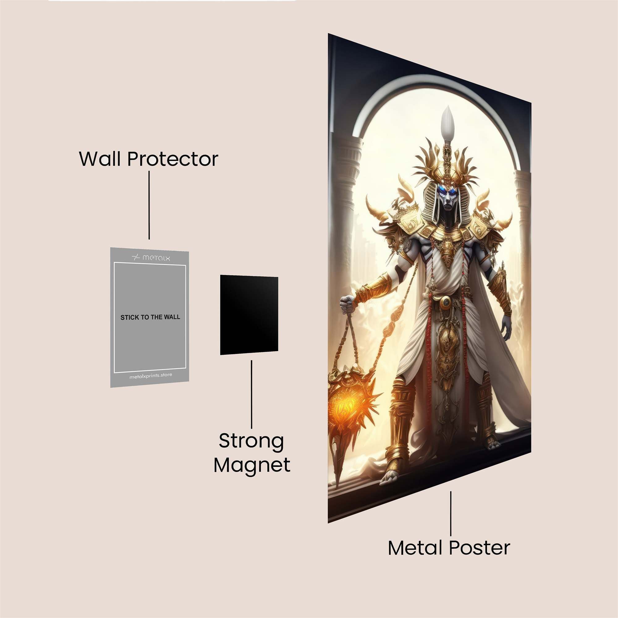 Anubis Ascendant Safe Wall Magnetic / M