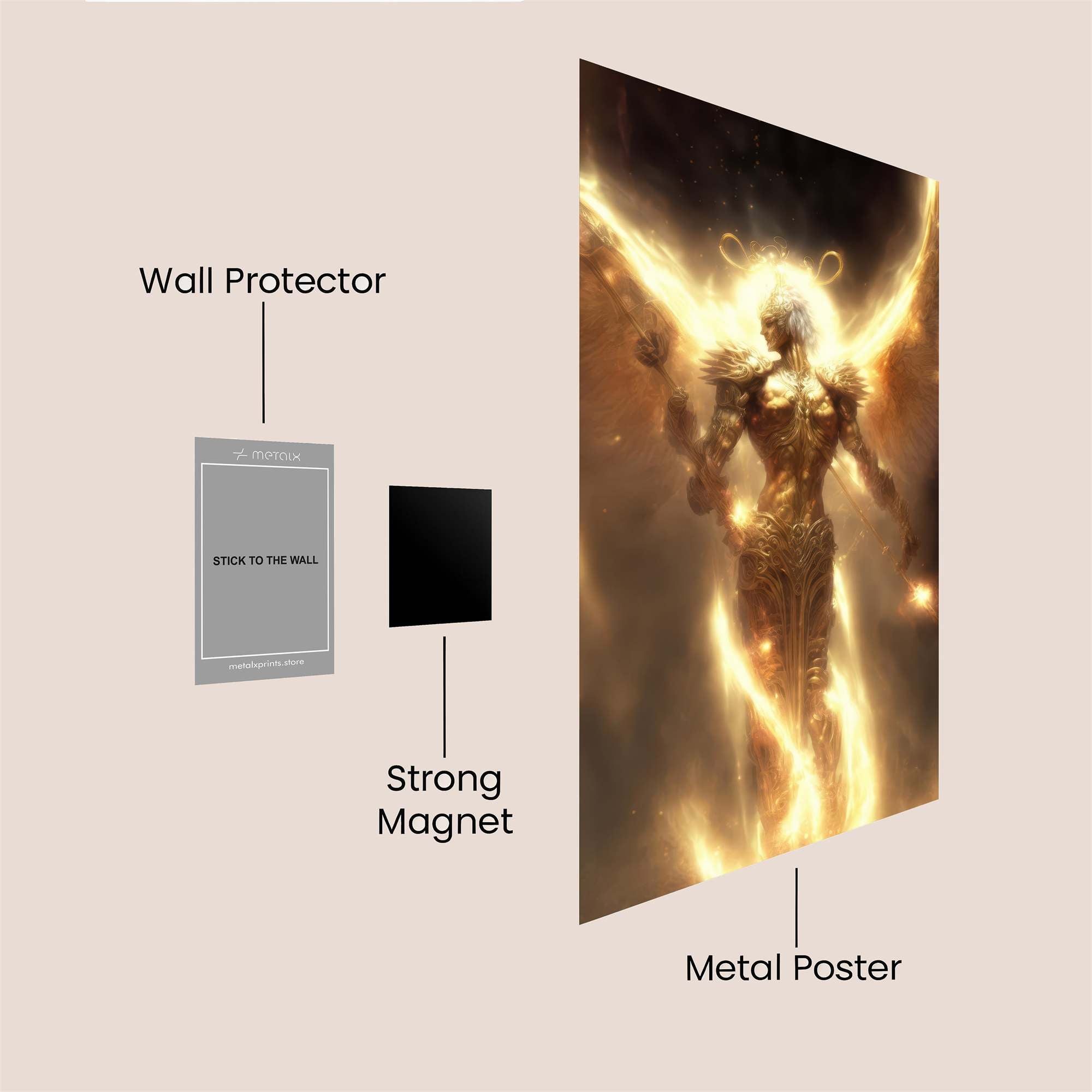 Archangel Radiant Safe Wall Magnetic / M
