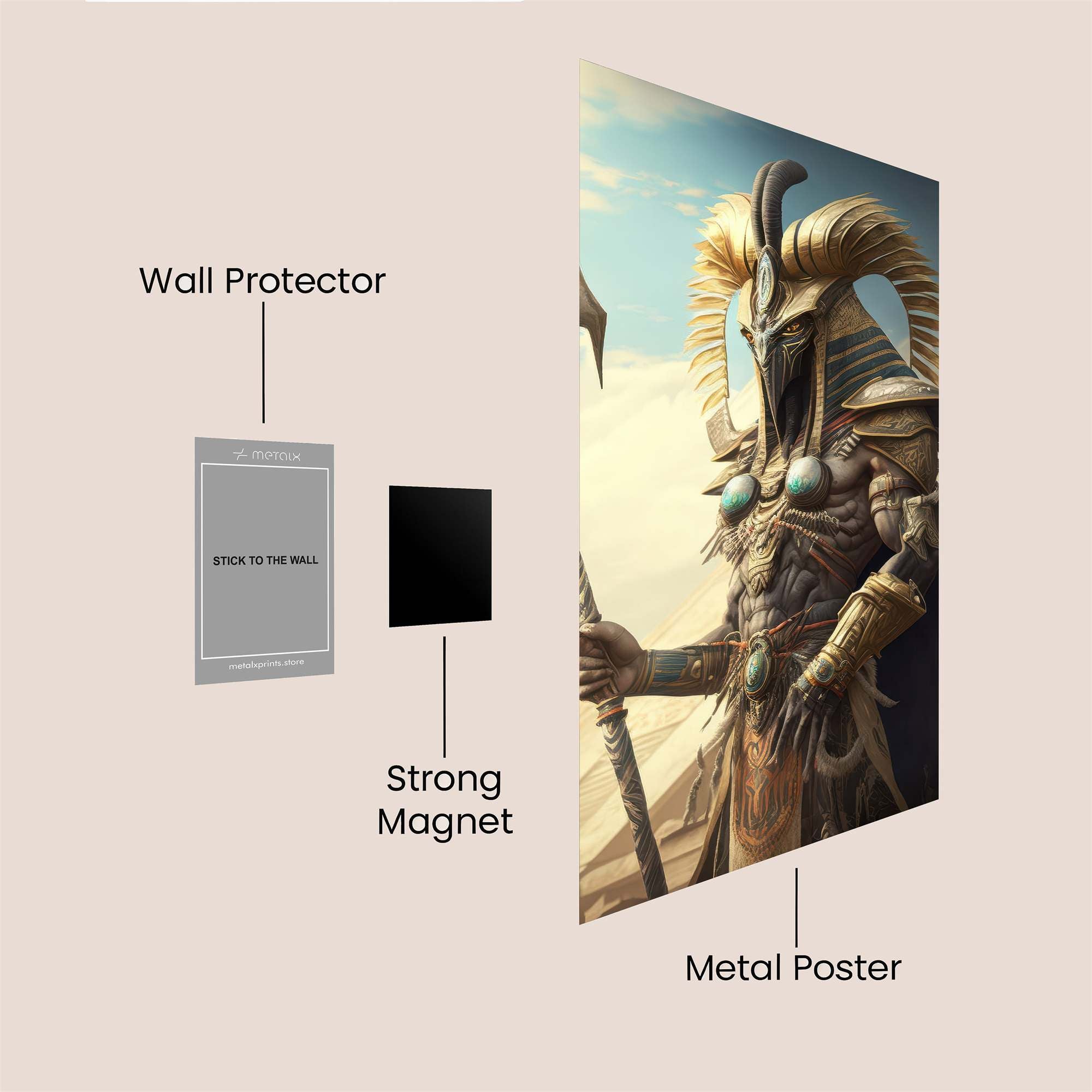 Anubis Majestic Safe Wall Magnetic / M