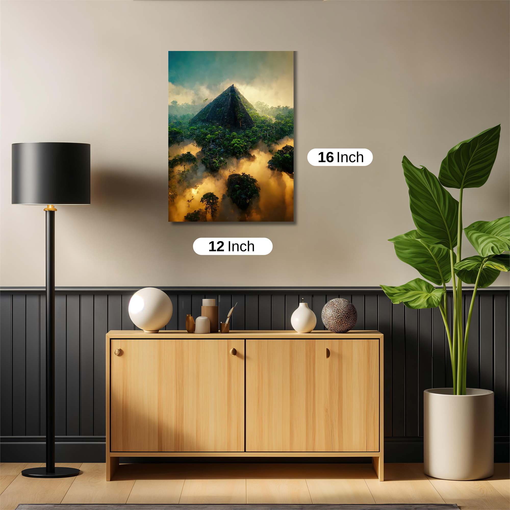 Pyramid Serenity Safe Wall Magnetic / M