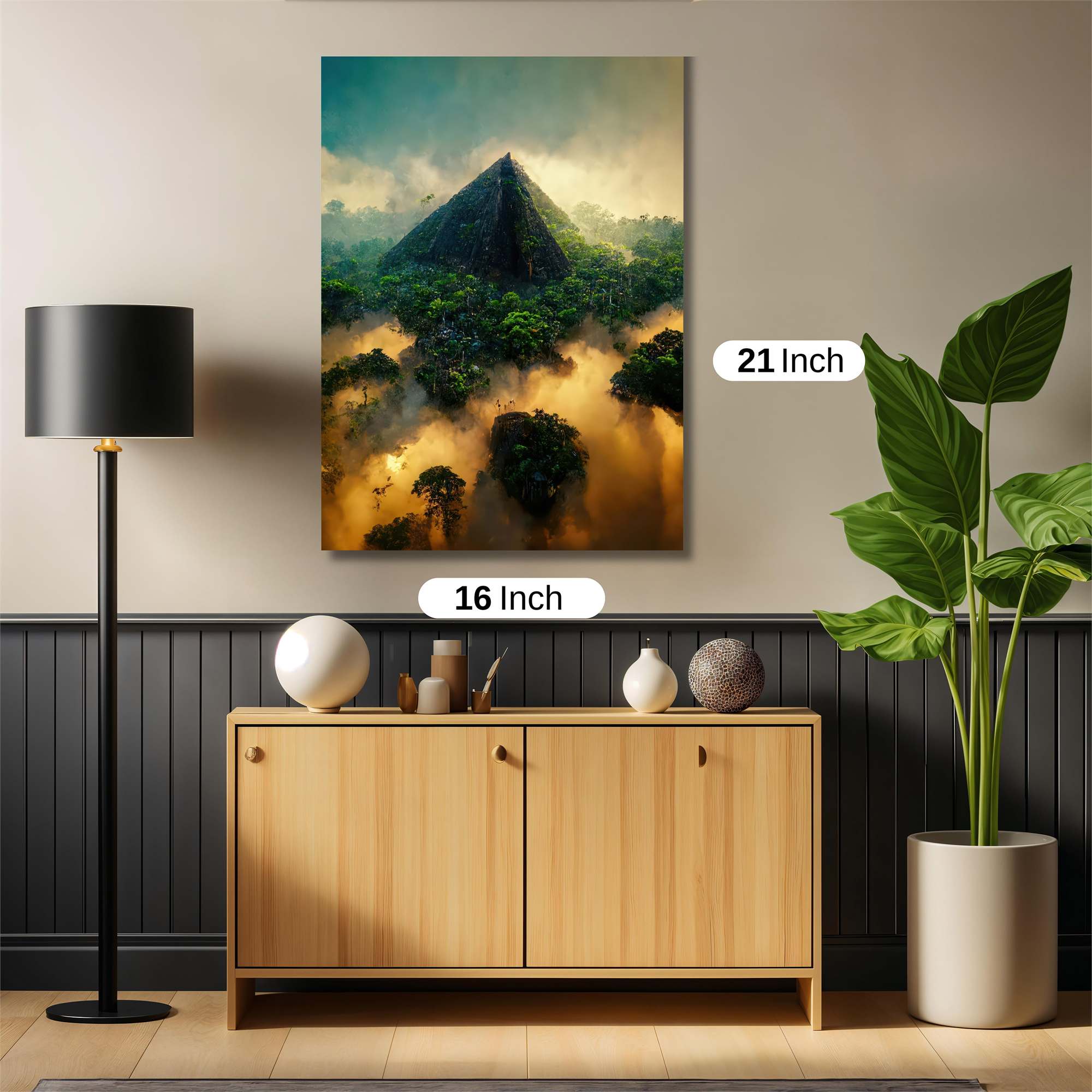 Pyramid Serenity Safe Wall Magnetic / M