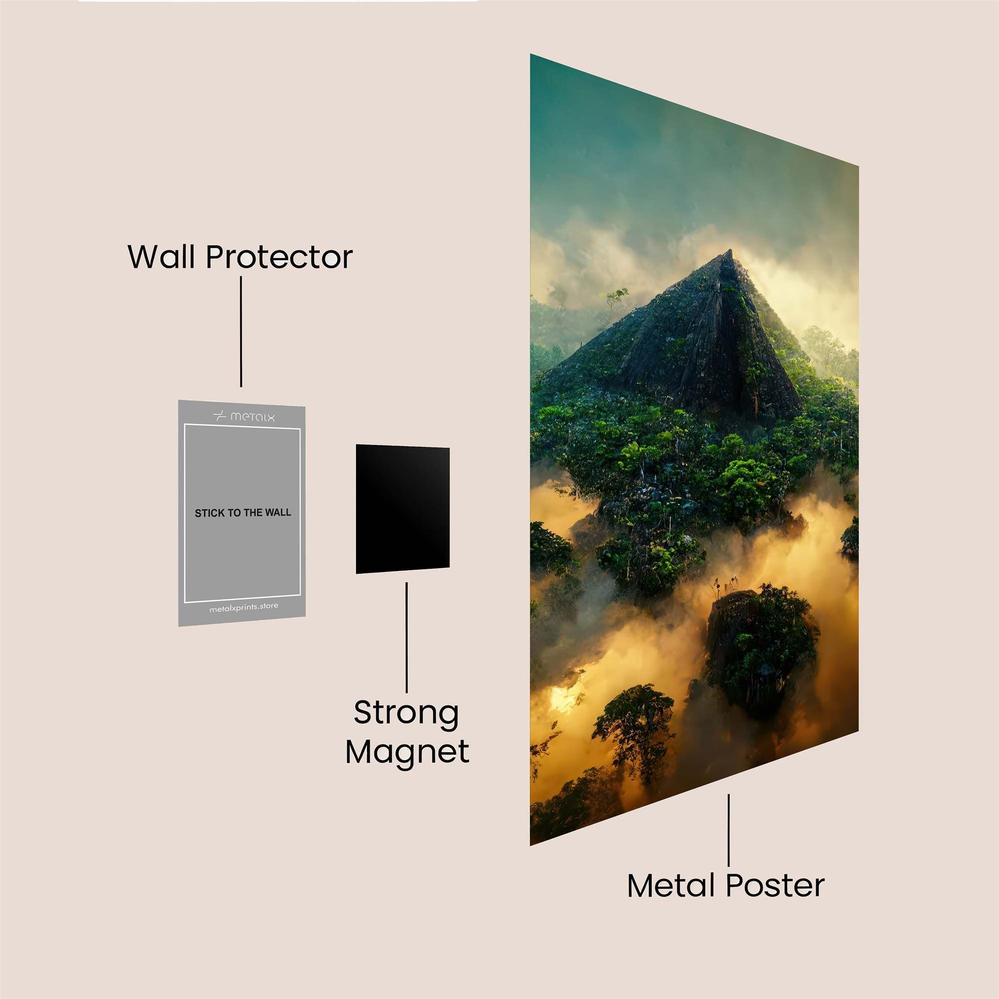 Pyramid Serenity Safe Wall Magnetic / M