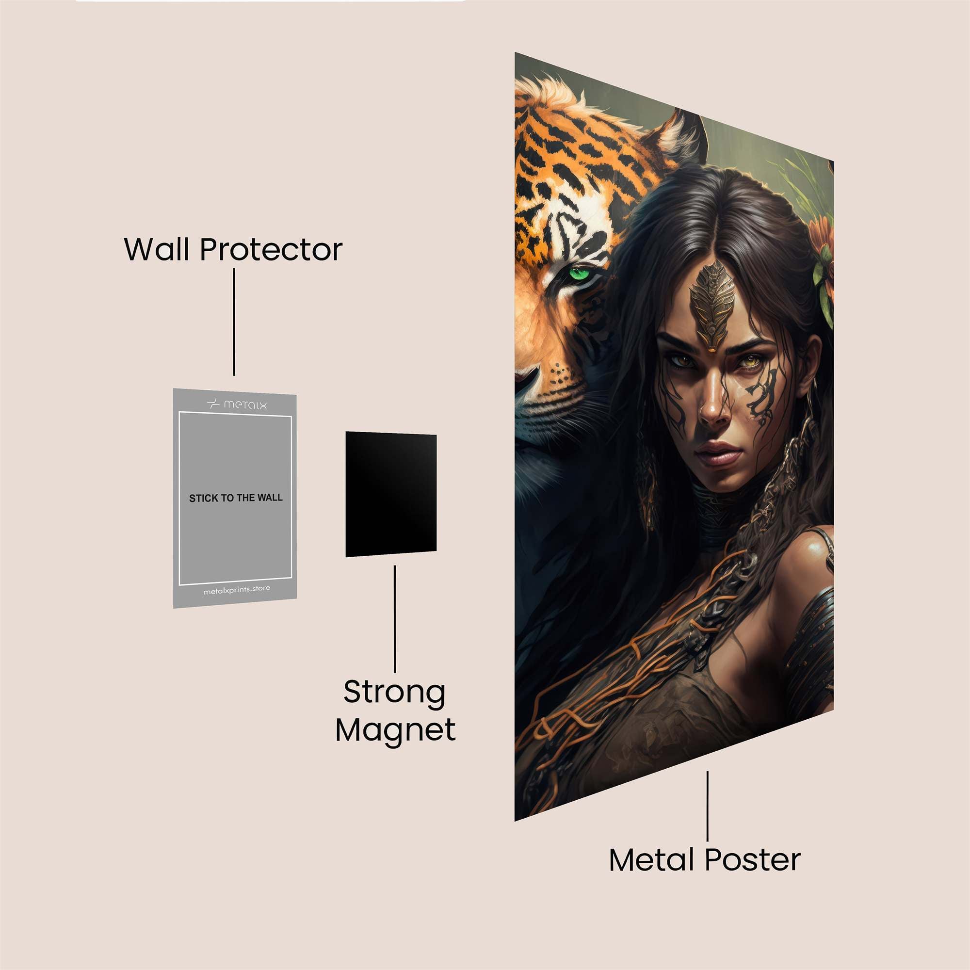 Jungle Serenity Safe Wall Magnetic / M