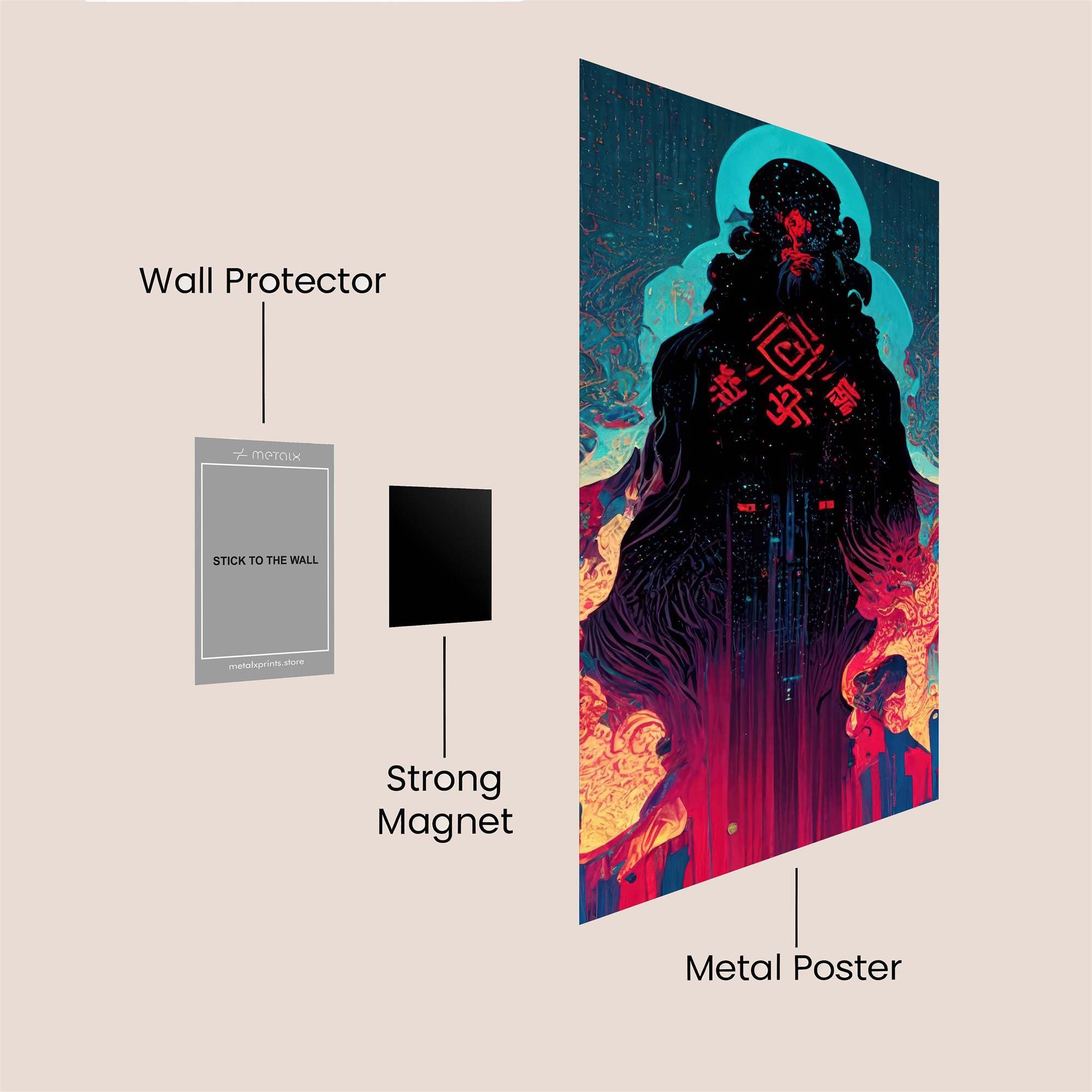 Daemon Glow Safe Wall Magnetic / M