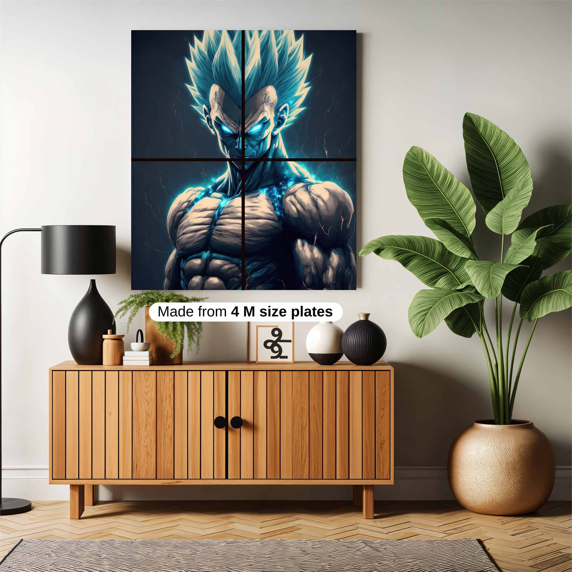 Vegeta Vengeful Safe Wall Magnetic / M