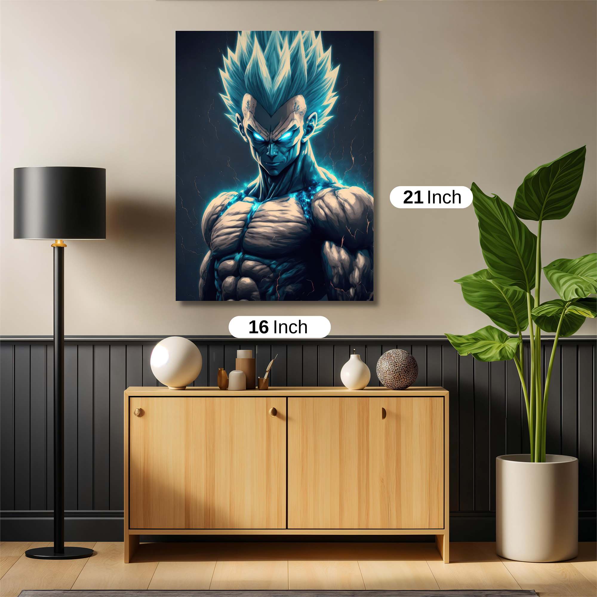 Vegeta Vengeful Safe Wall Magnetic / M