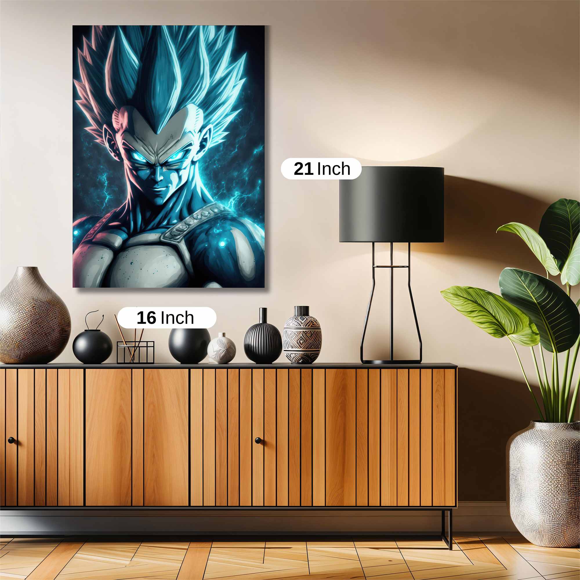 Vegeta Radiant Safe Wall Magnetic / M