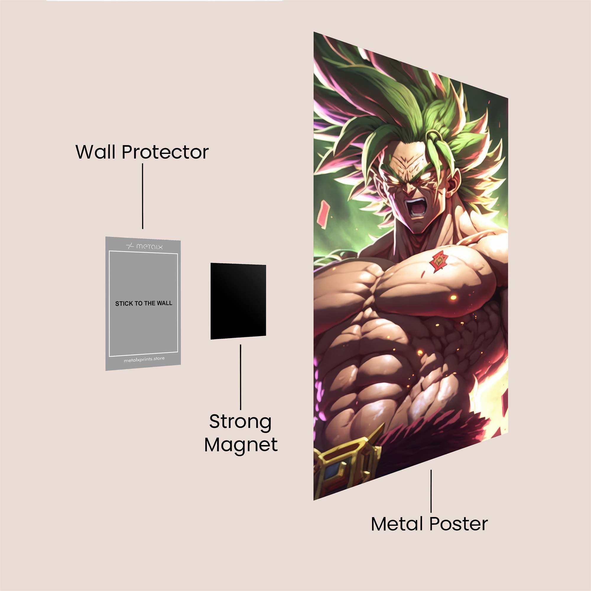Broly Berserk Safe Wall Magnetic / M