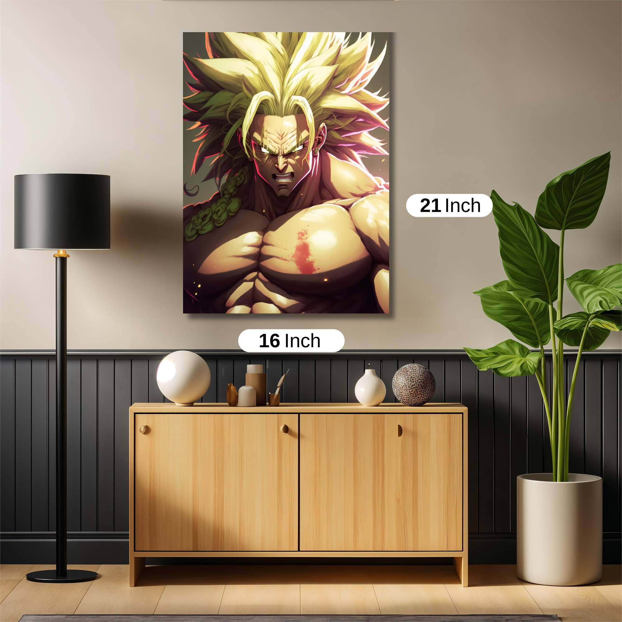 Broly Ferocious Safe Wall Magnetic / M