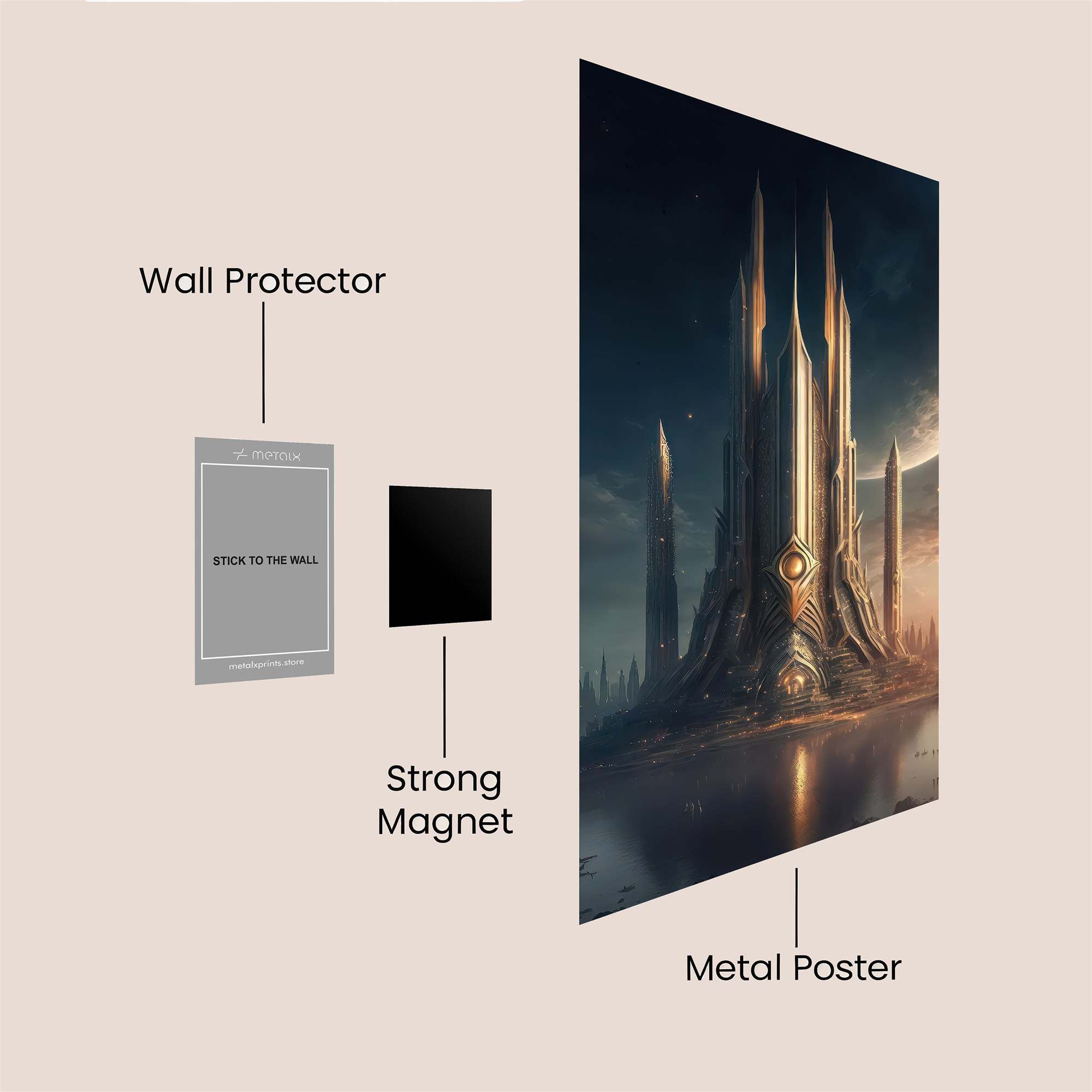 Eclipse Citadel Safe Wall Magnetic / M
