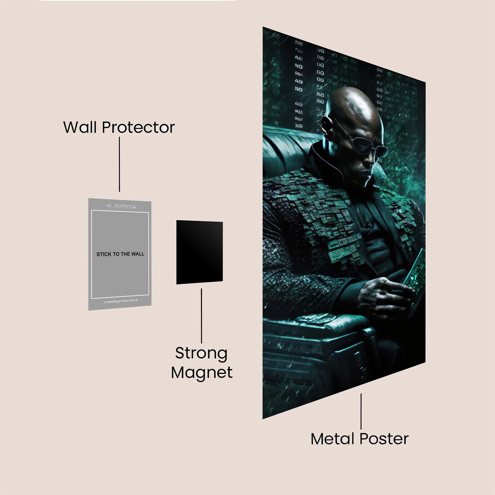 Morpheus Enigma Safe Wall Magnetic / M