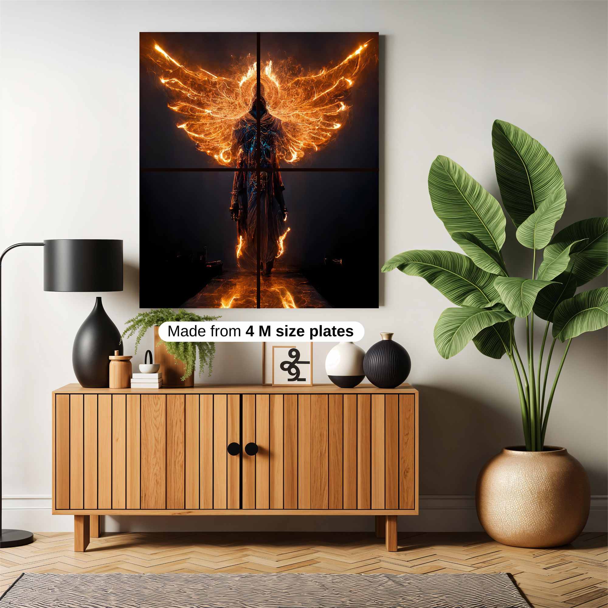 Fiery Sentinel Safe Wall Magnetic / M