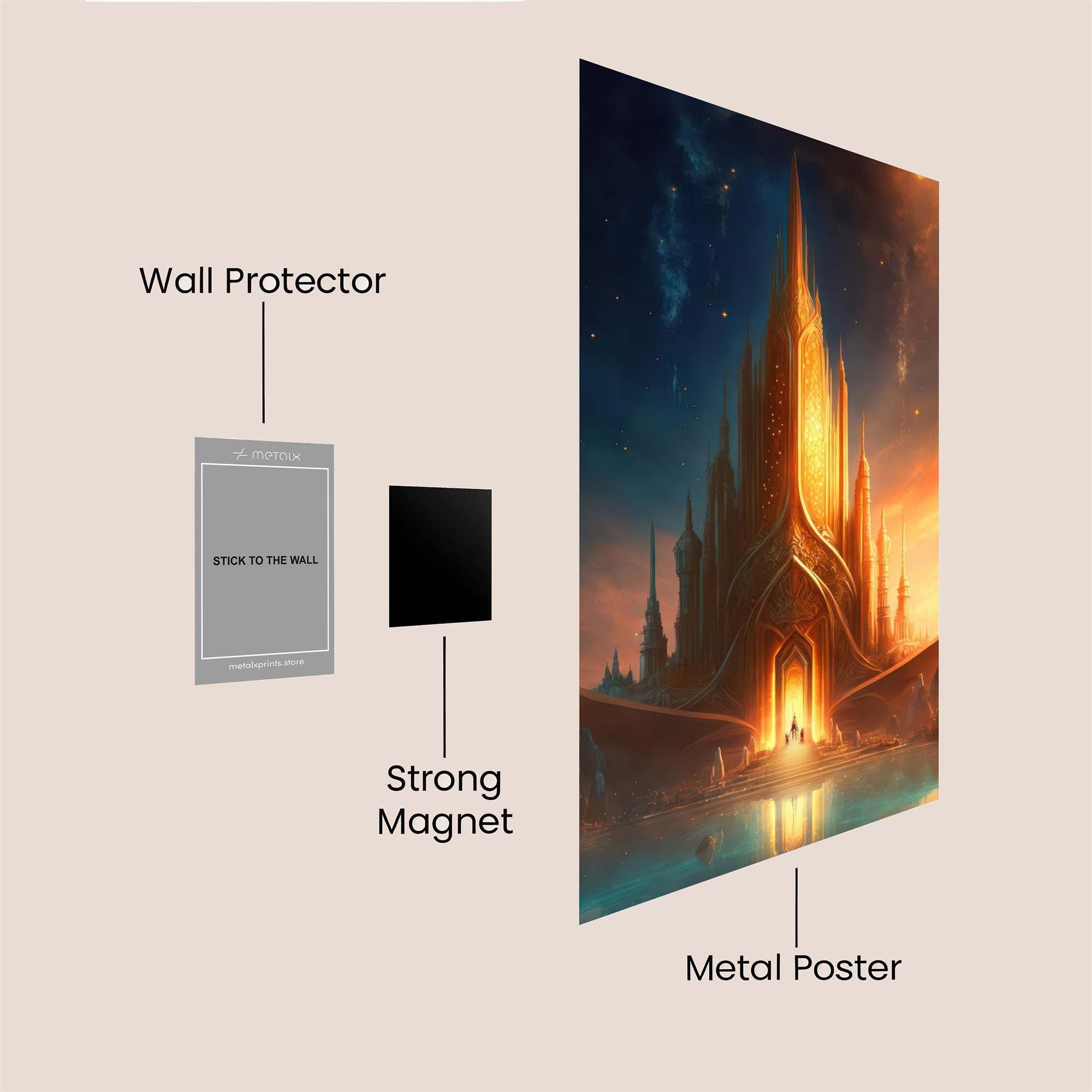 Eldritch Dawn Safe Wall Magnetic / M