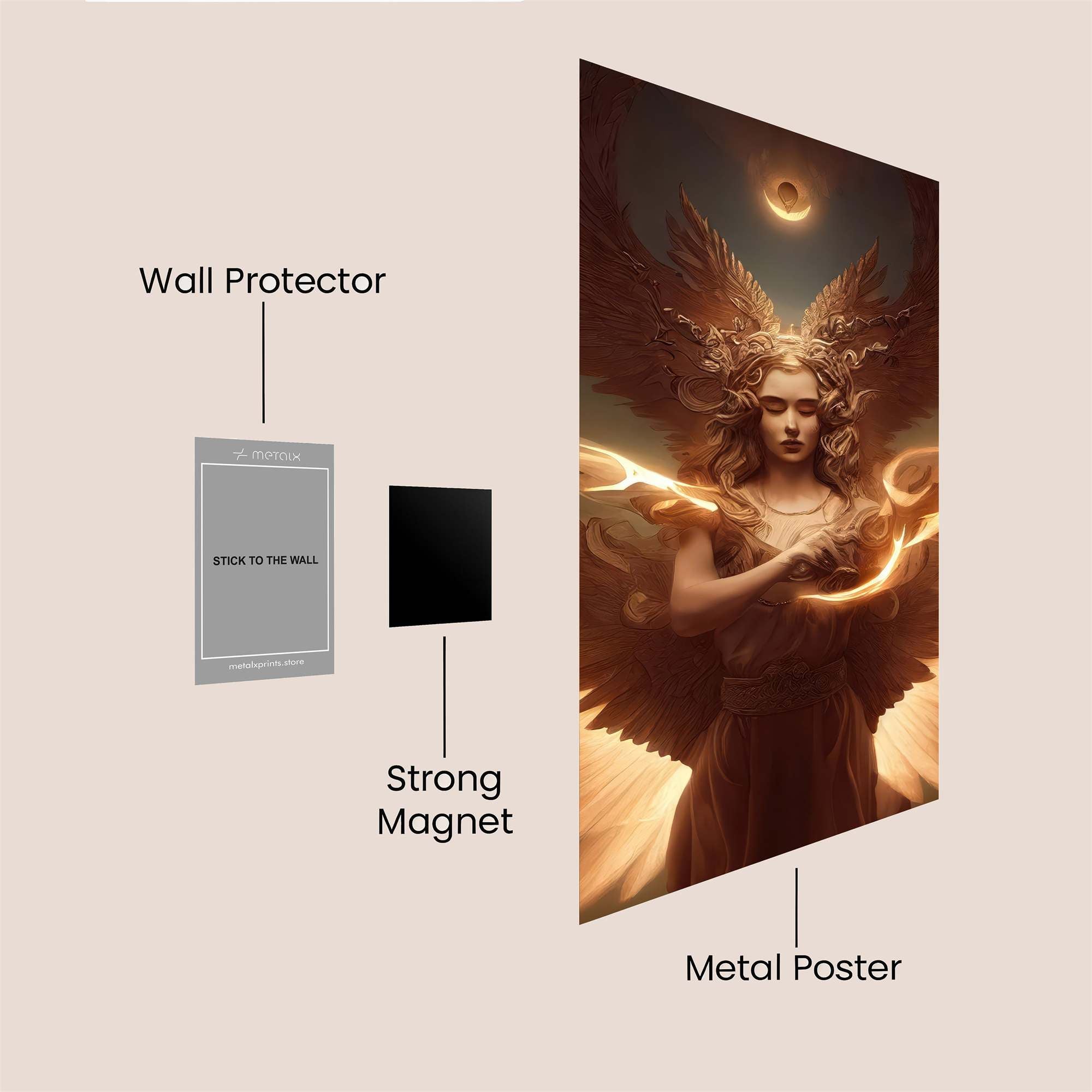 Eclipse Enigma Safe Wall Magnetic / M