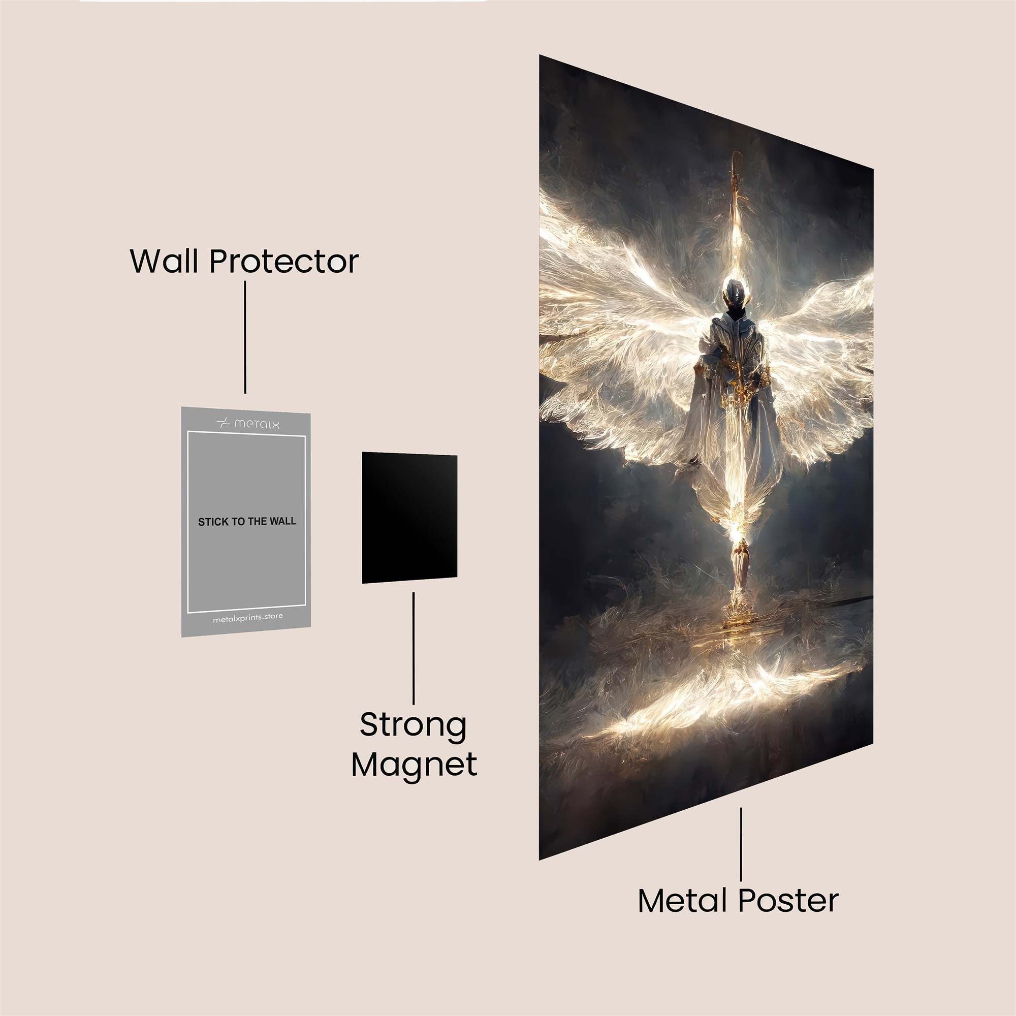 Angel Radiance Safe Wall Magnetic / M