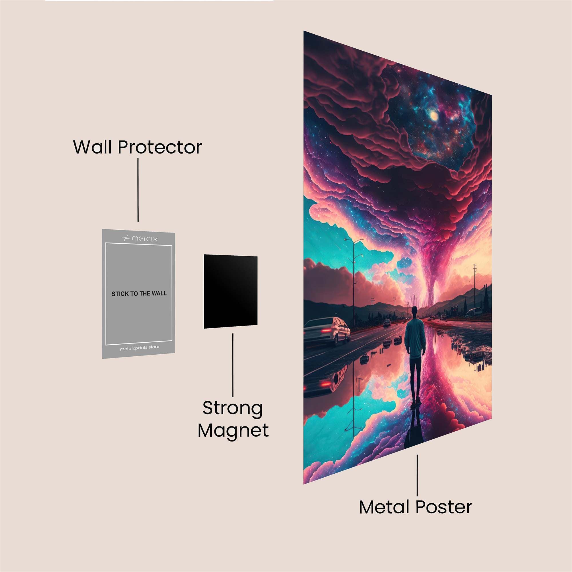 Cosmic Wonder Safe Wall Magnetic / M